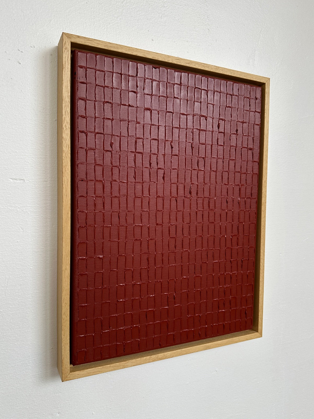 'Indian Red - Signature' Painting — detail view