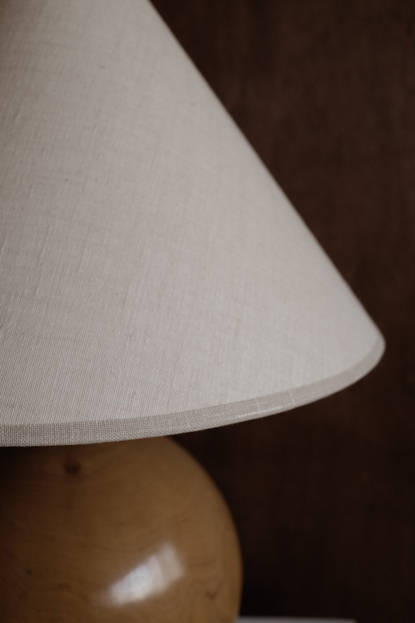 Wooden Cone Table Lamp  — additional view