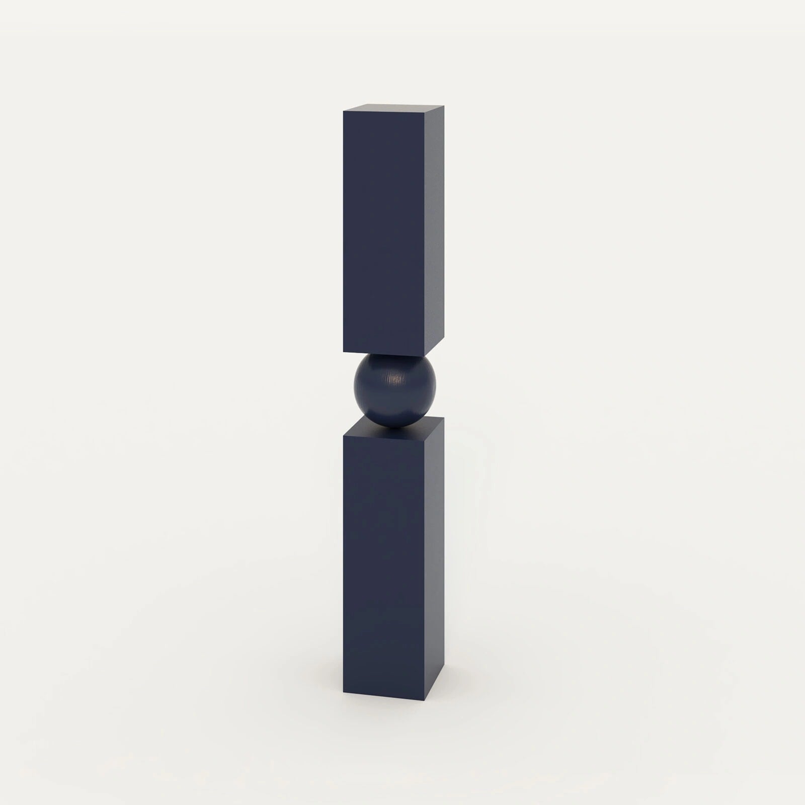 Pecan' Long Shelf — modern design with navy blue finish