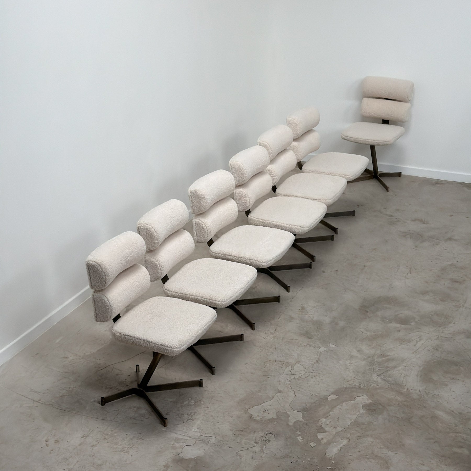 Space Age Dining Chairs, 1970s — lifestyle setting