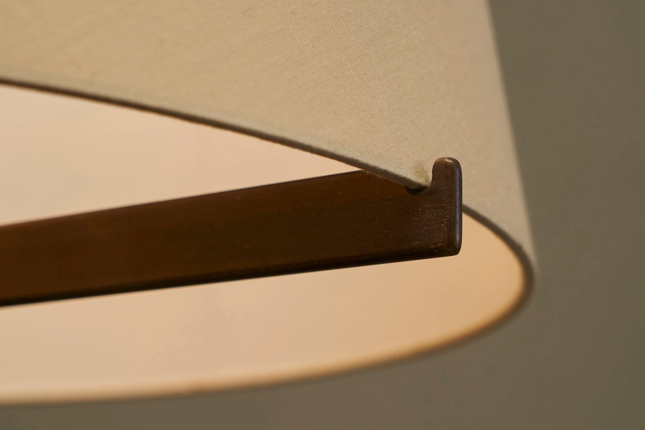 Antoine Callebaut Monumental Table Lamp in Patinated Bronze Belgium 1970s — additional view