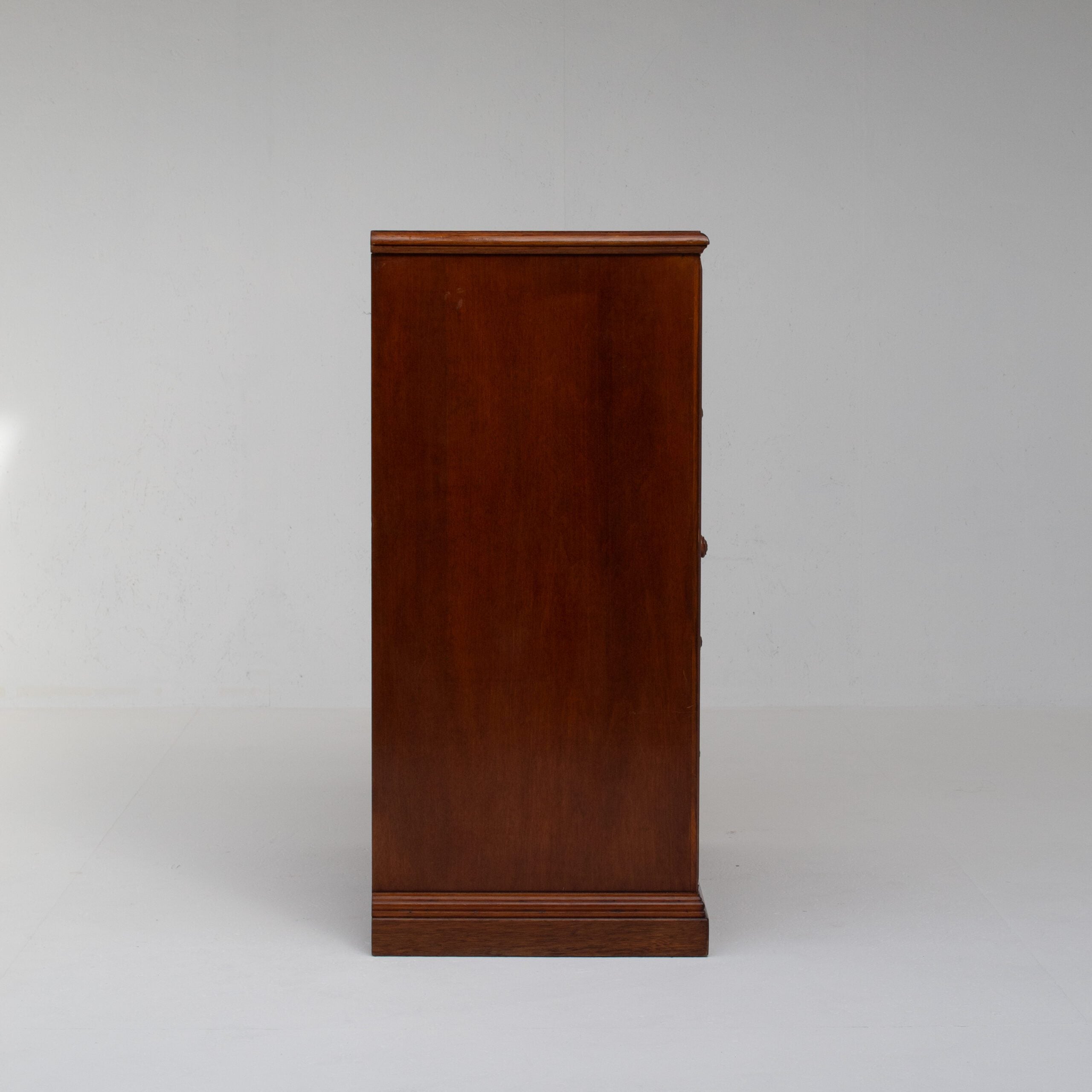 Mid Century Slatted Cabinet with Drawers and Storage — additional view