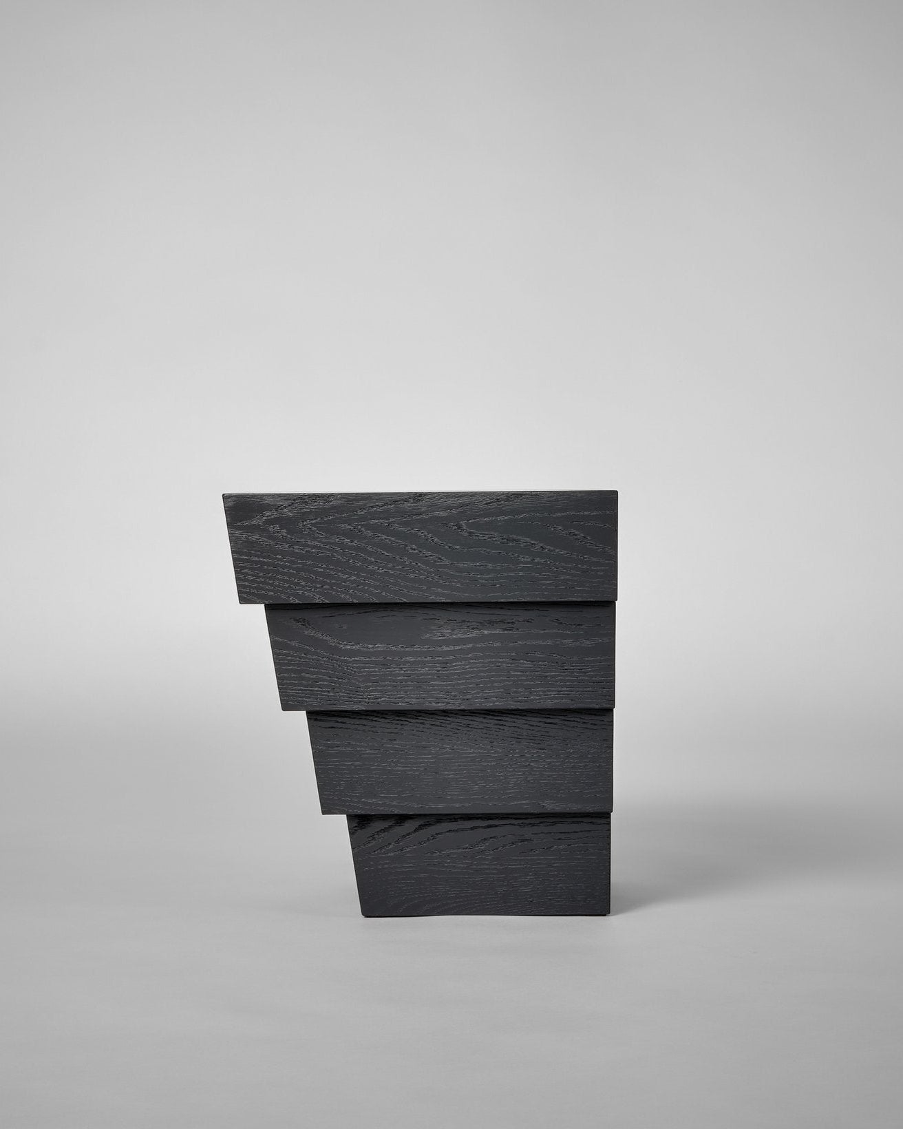 Taes Side Table by Mokko | The Oblist — handcrafted black wood design