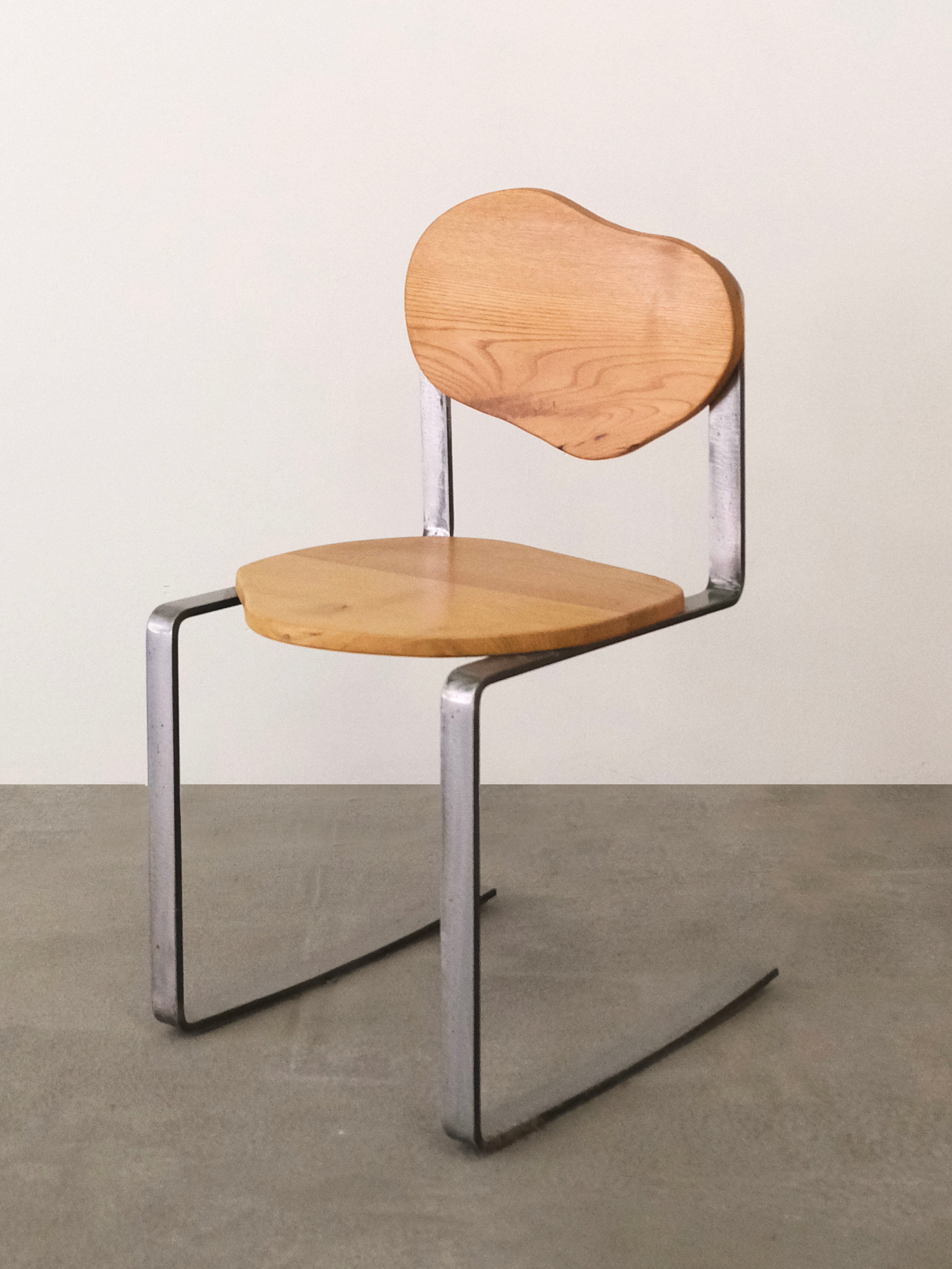 Carmen Chair' in Chestnut Wood by ZAROLAT Studio | The Oblist — handcrafted wood and metal design