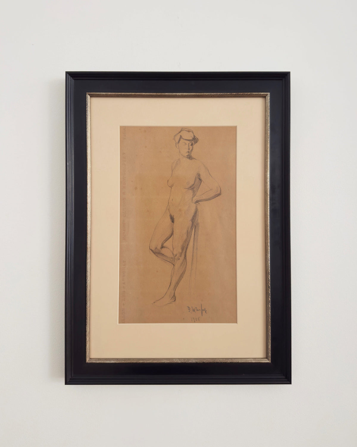 Nude Study by Fritz Kärfve, 1908 by Galerie Storm | The Oblist