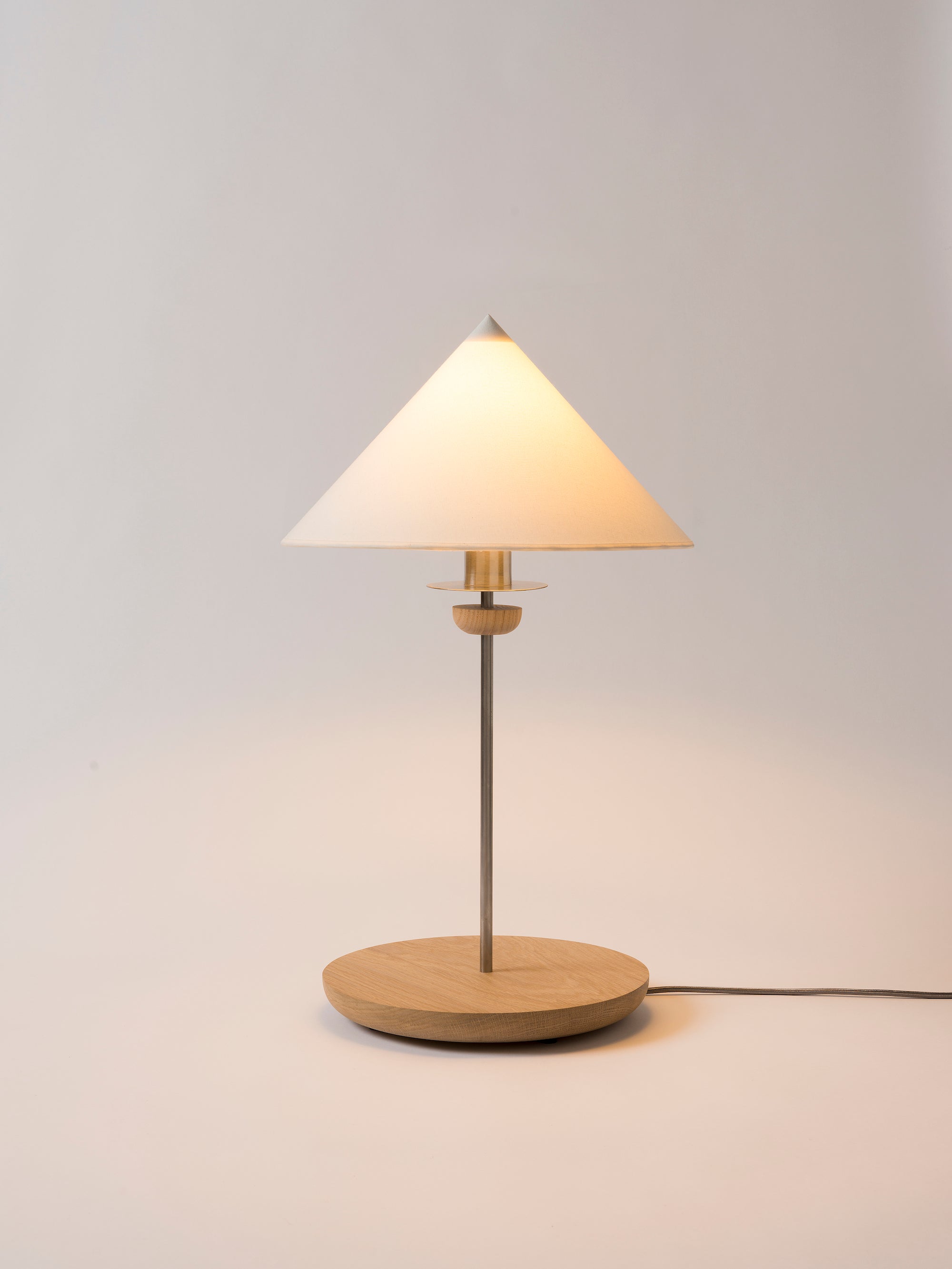 Turn Table Lamp — side angle