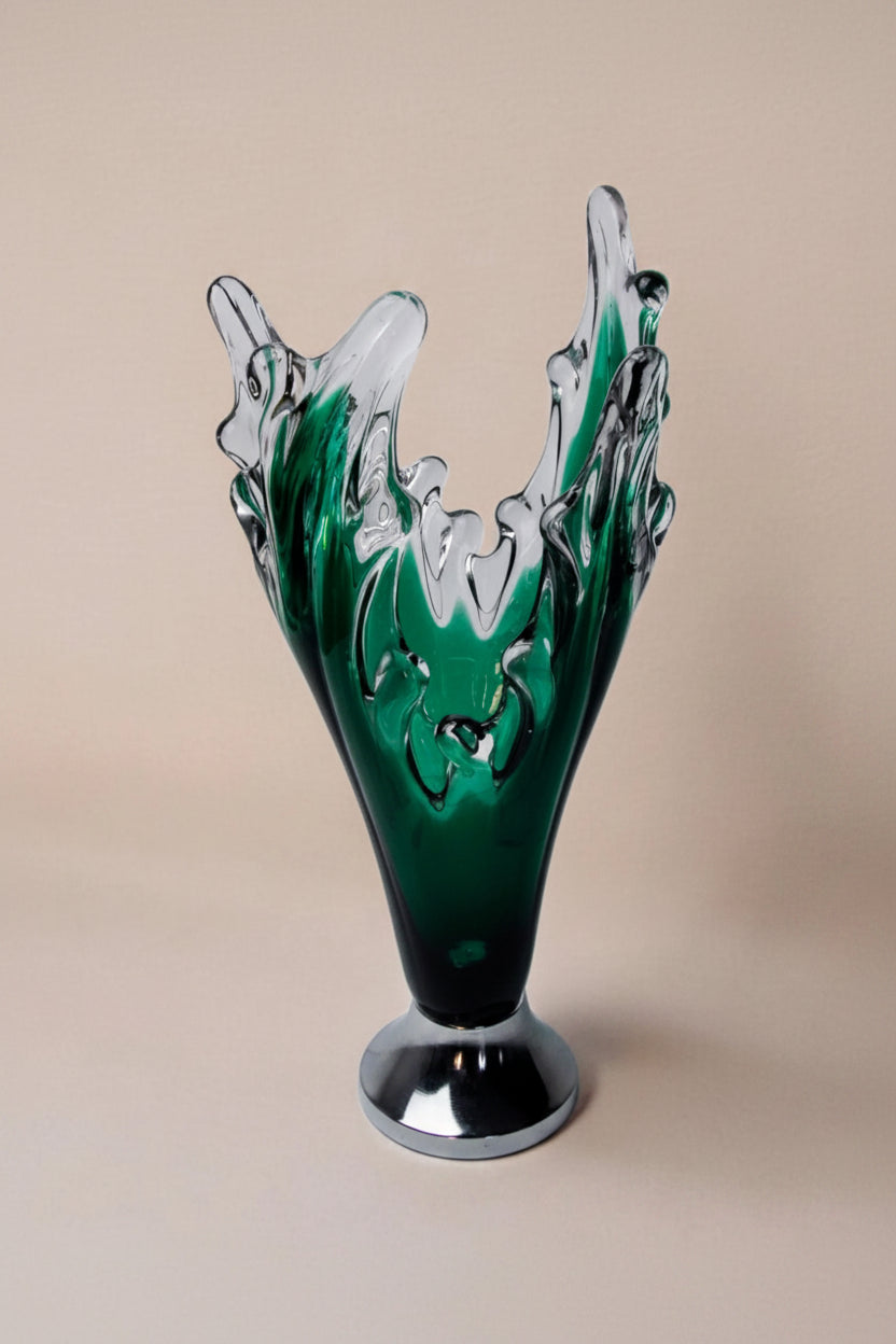 Sommerso Vase by Seguso, Italy, 1970s by Malamar Studio | The Oblist