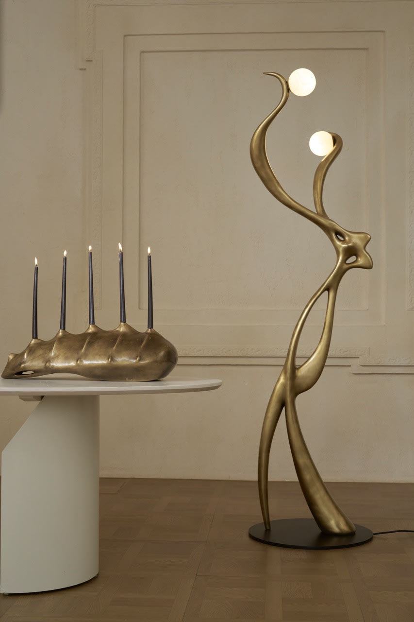 Sculptural Candle Holders -  Ignis Spina — close-up