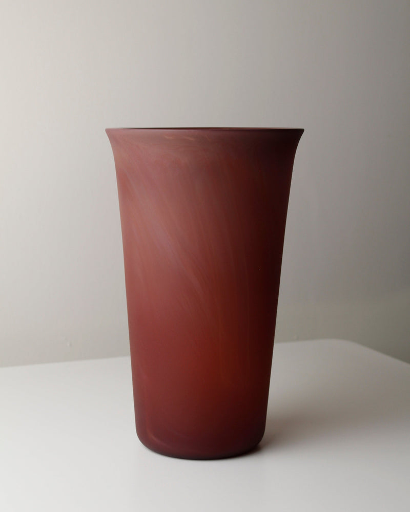 XLarge Vase in Terra Cotta by Verre d'Onge | The Oblist
