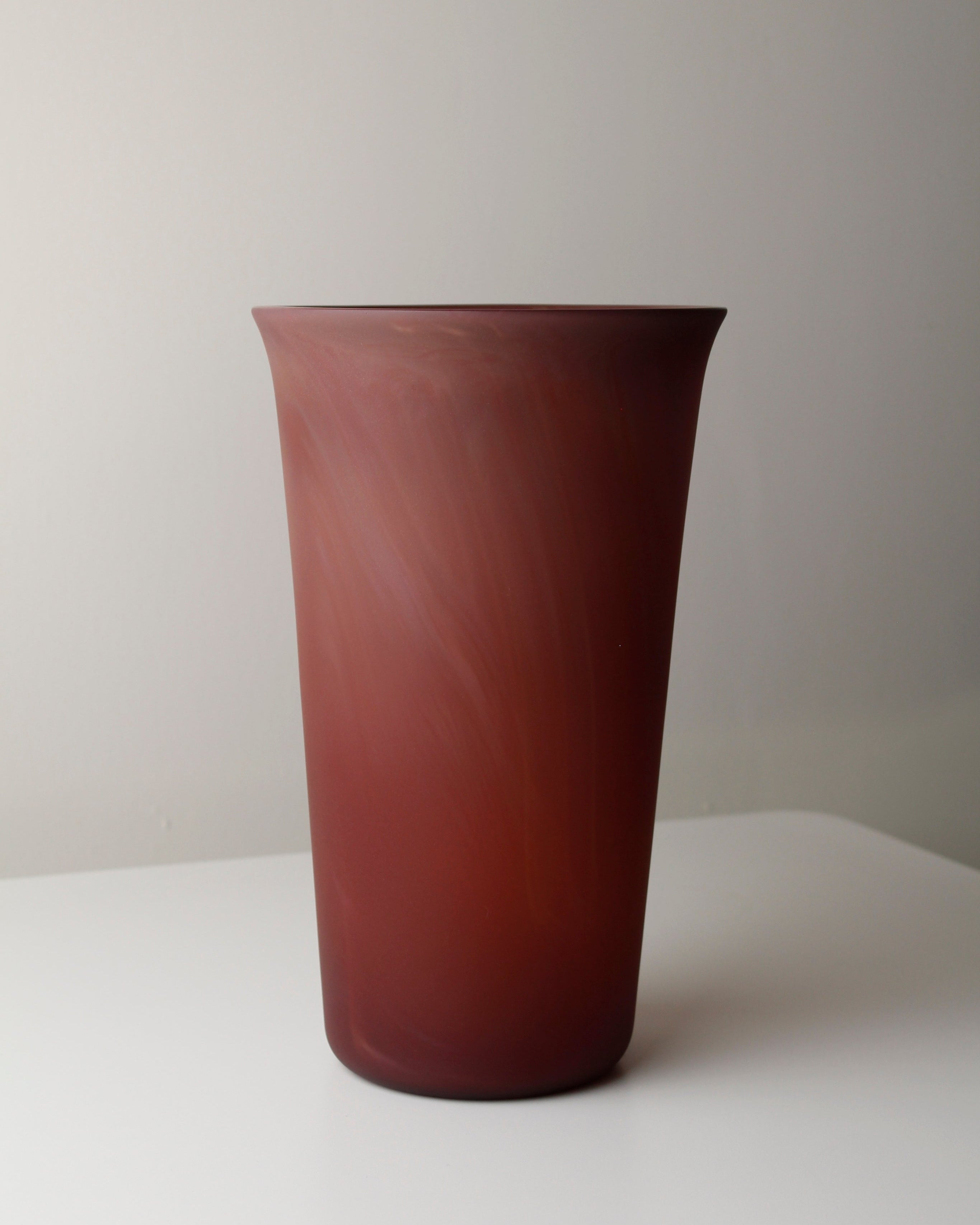 XLarge Vase in Terra Cotta by Verre d'Onge | The Oblist