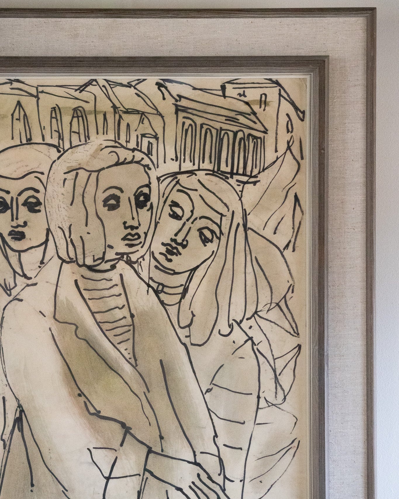 Encre sur papier du milieu du siècle par Erik Heinerttz