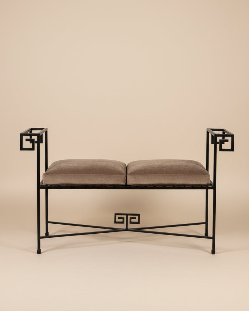 Meander Iron bench, Italy, 1980s by OBJECT AGENCY | The Oblist