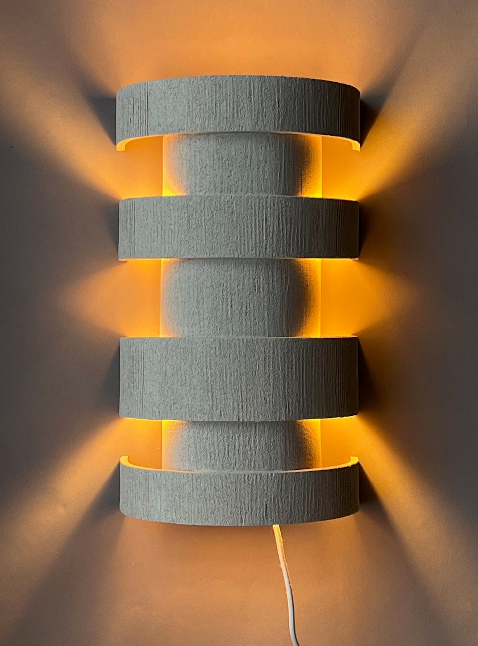 LAYERS Ceramic Sconces — lifestyle setting