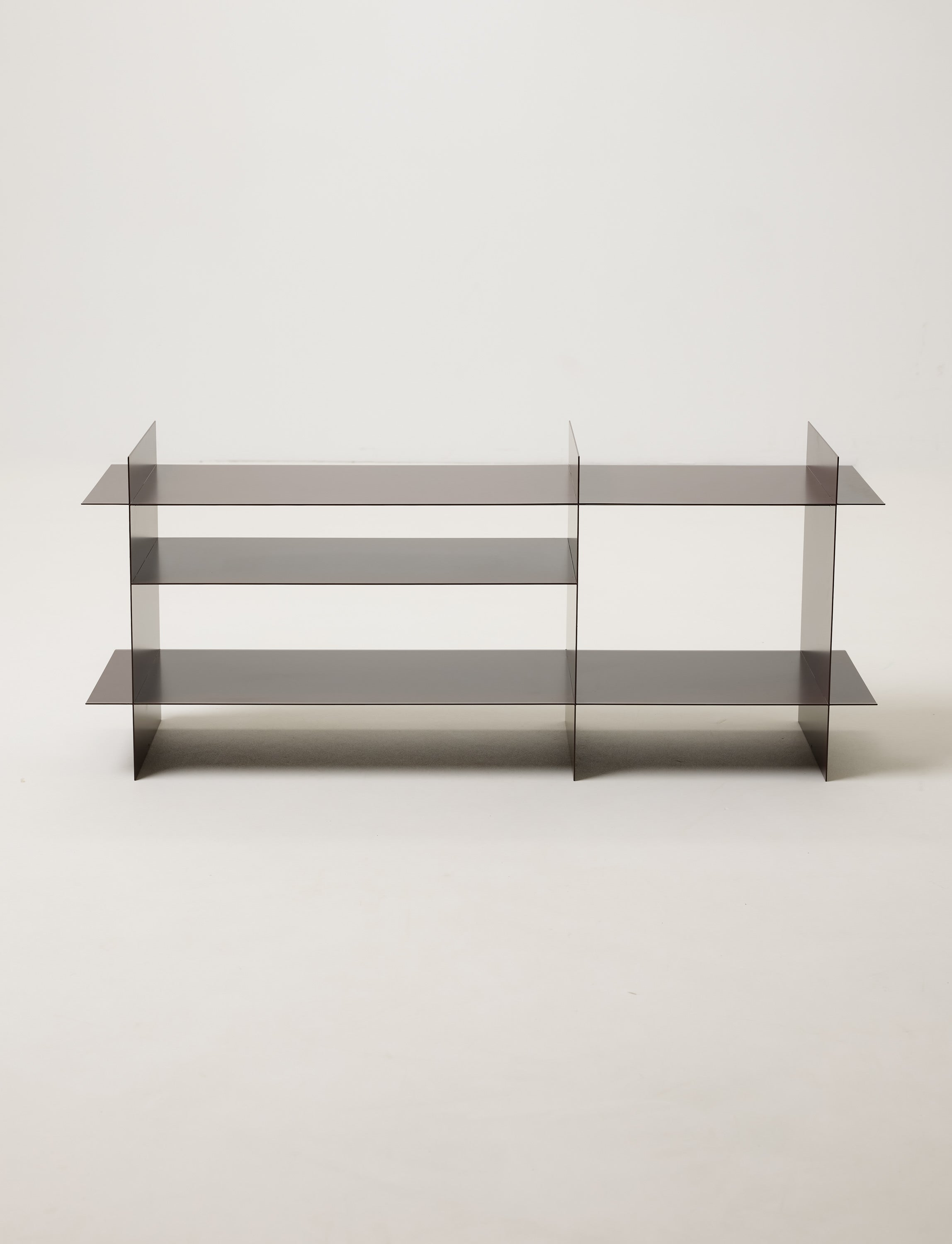Steel Grid Shelving Unit — detail view