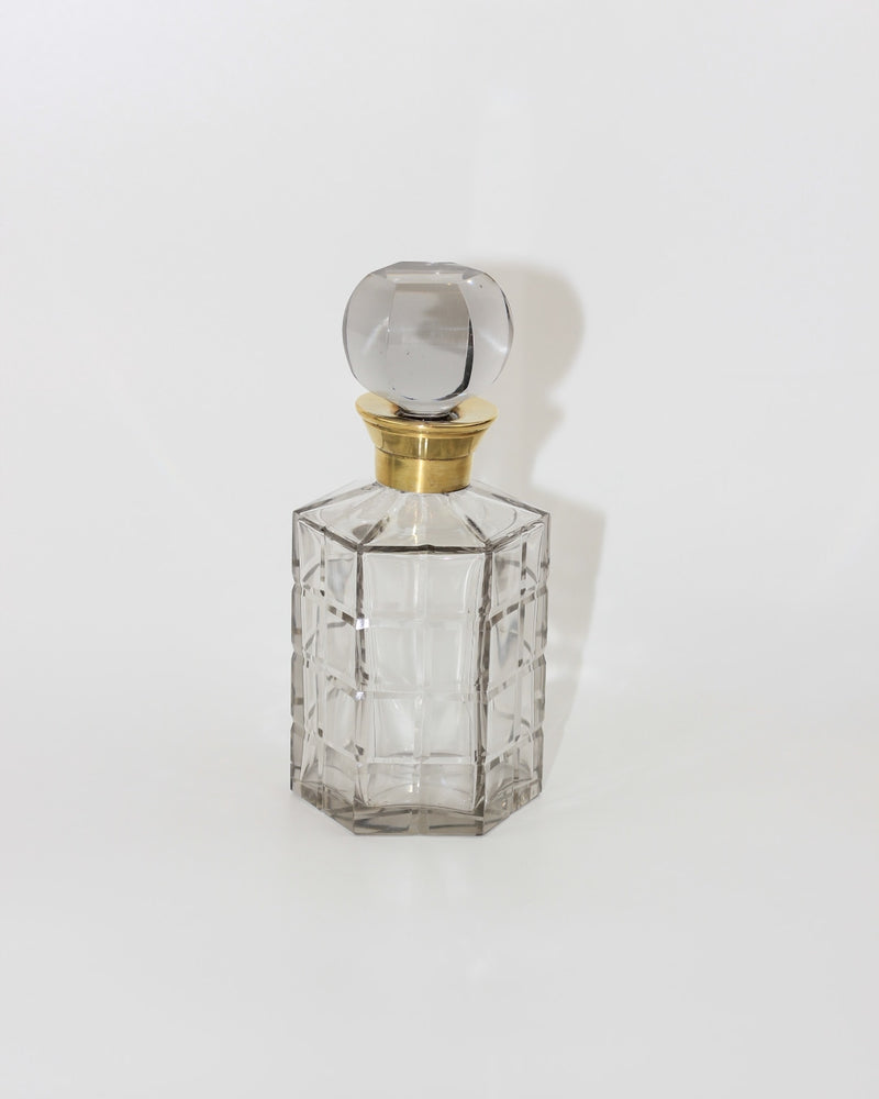 Crystal Decanter by Boga Avante Shop | The Oblist — glass with gold accents