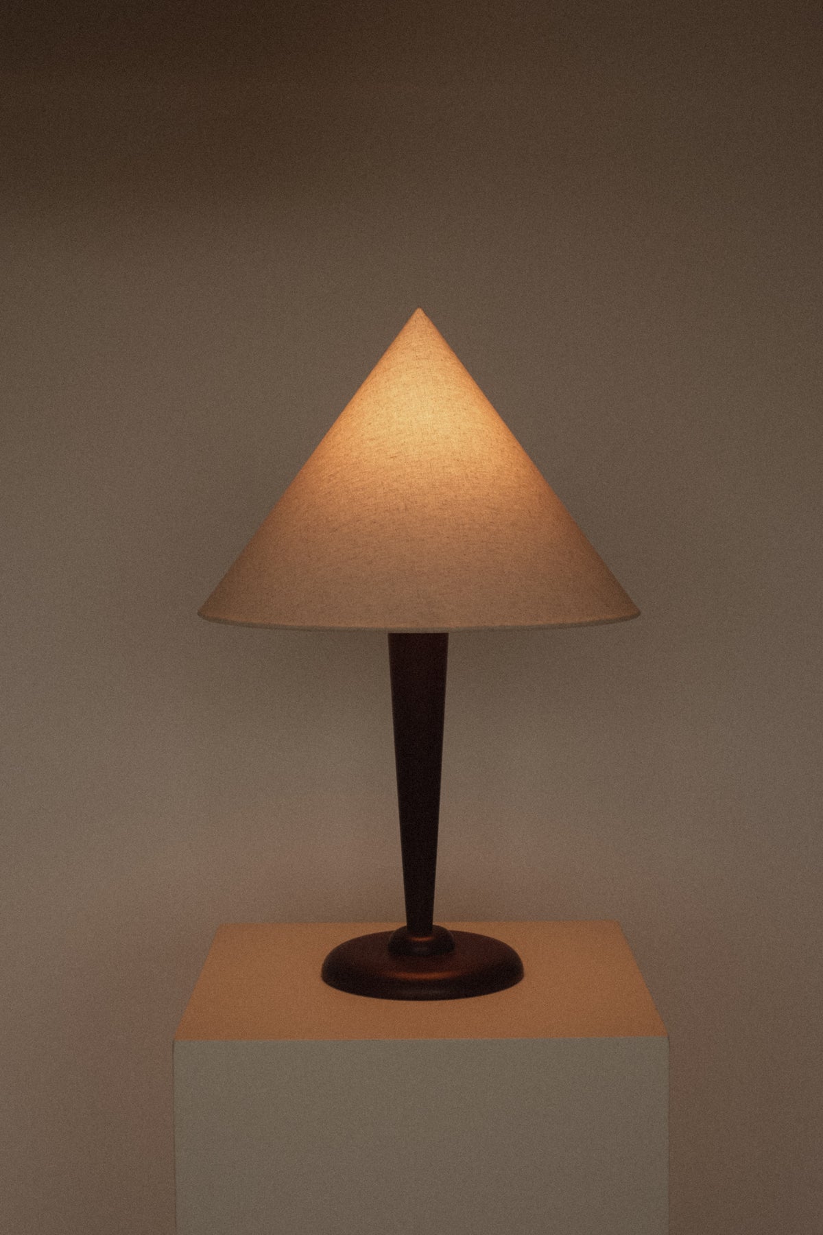 The Cone Accent Lamp — detail view