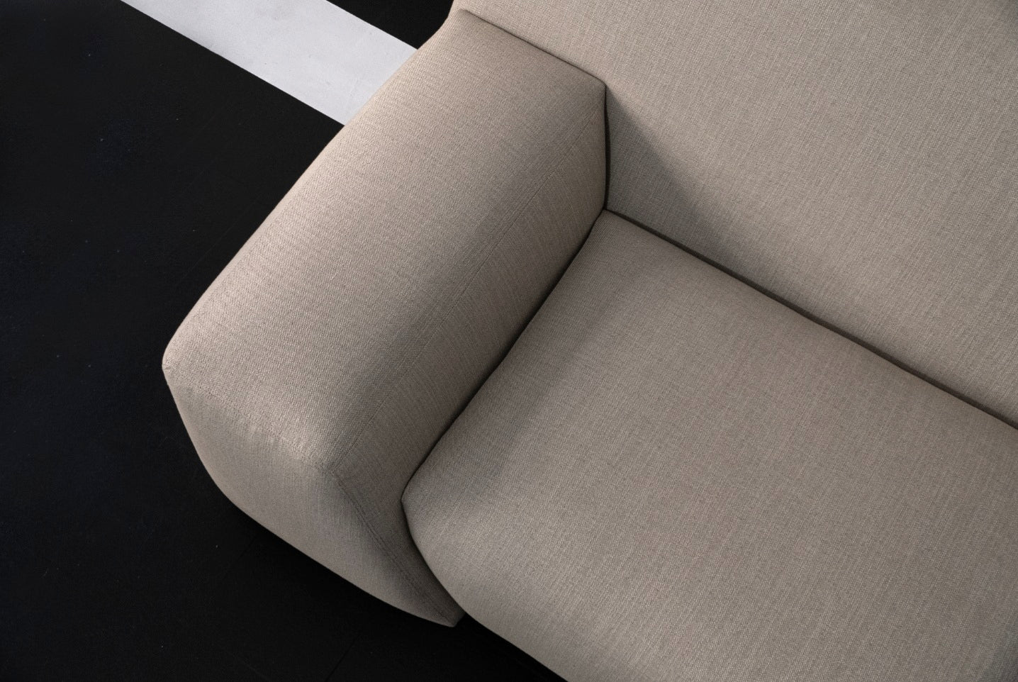 Tectonic Sofa — side angle