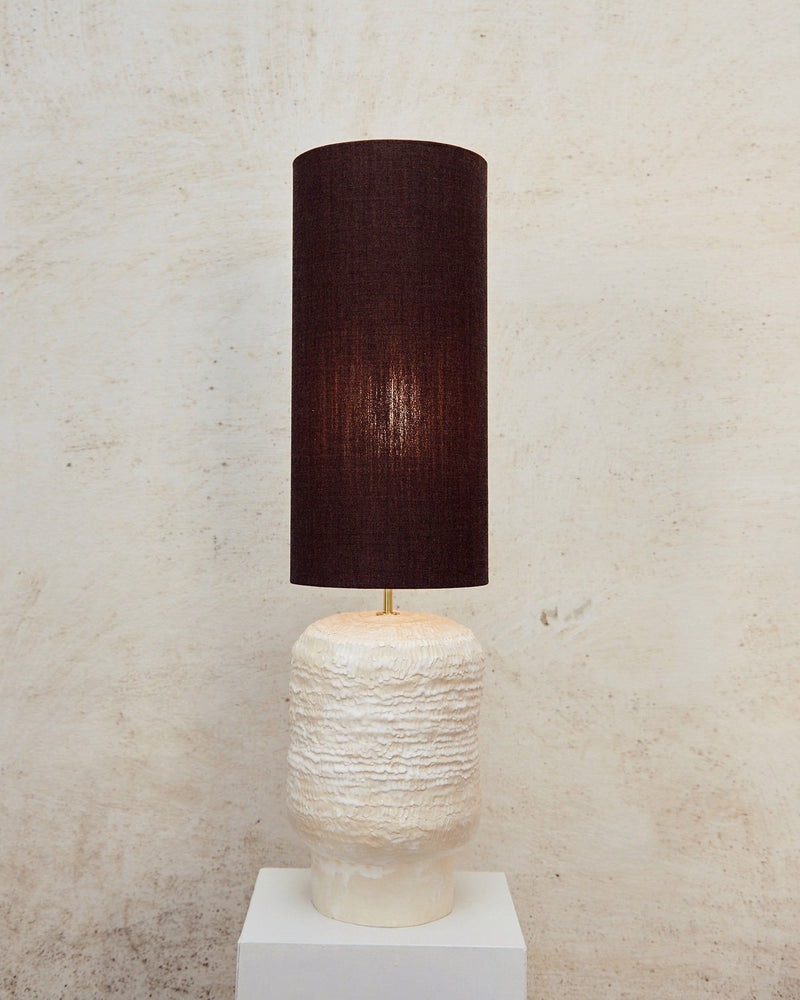 Textured Ceramic Lamp — detail view