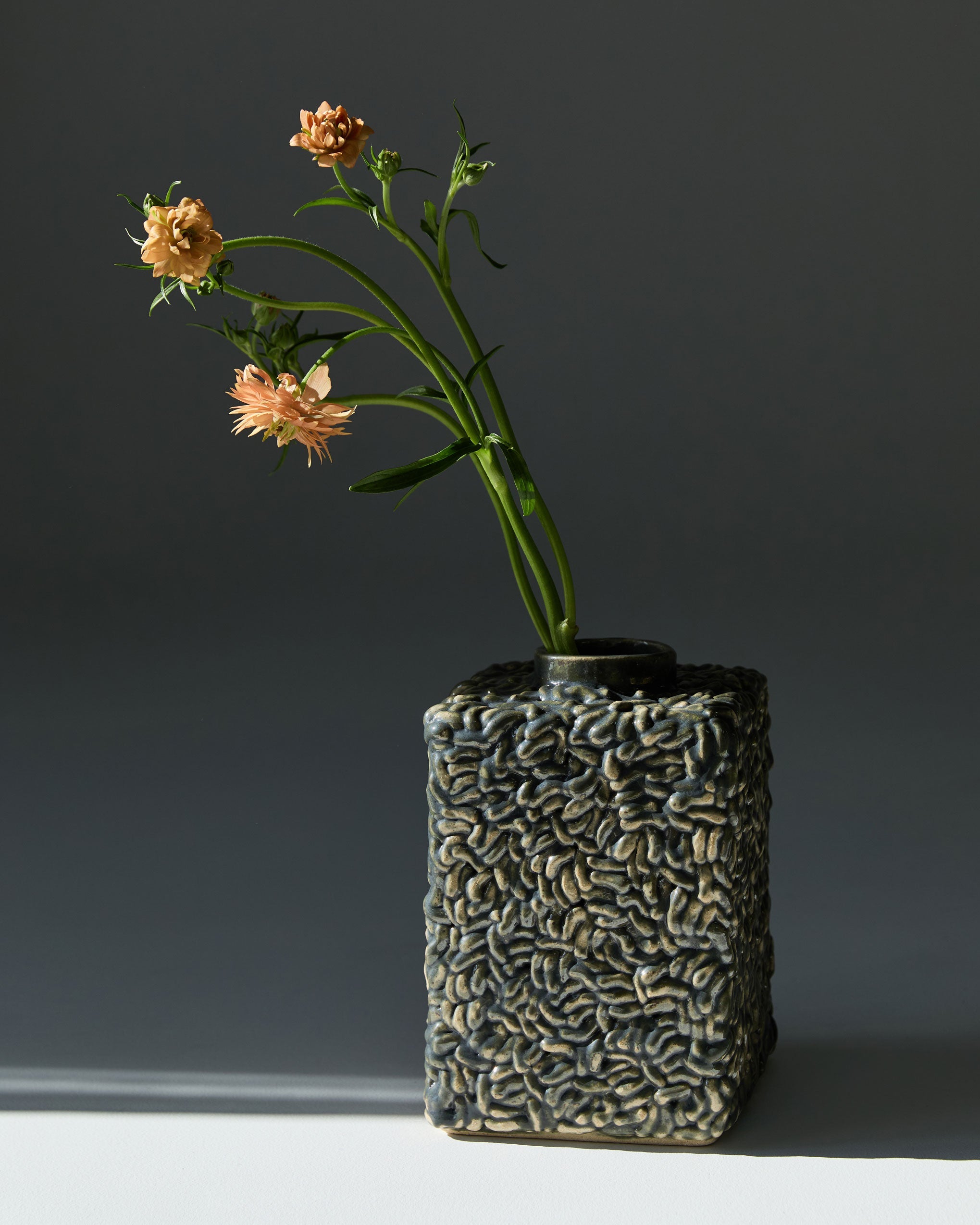 Molecules Medium Iridescent Abyss Ceramic Vase