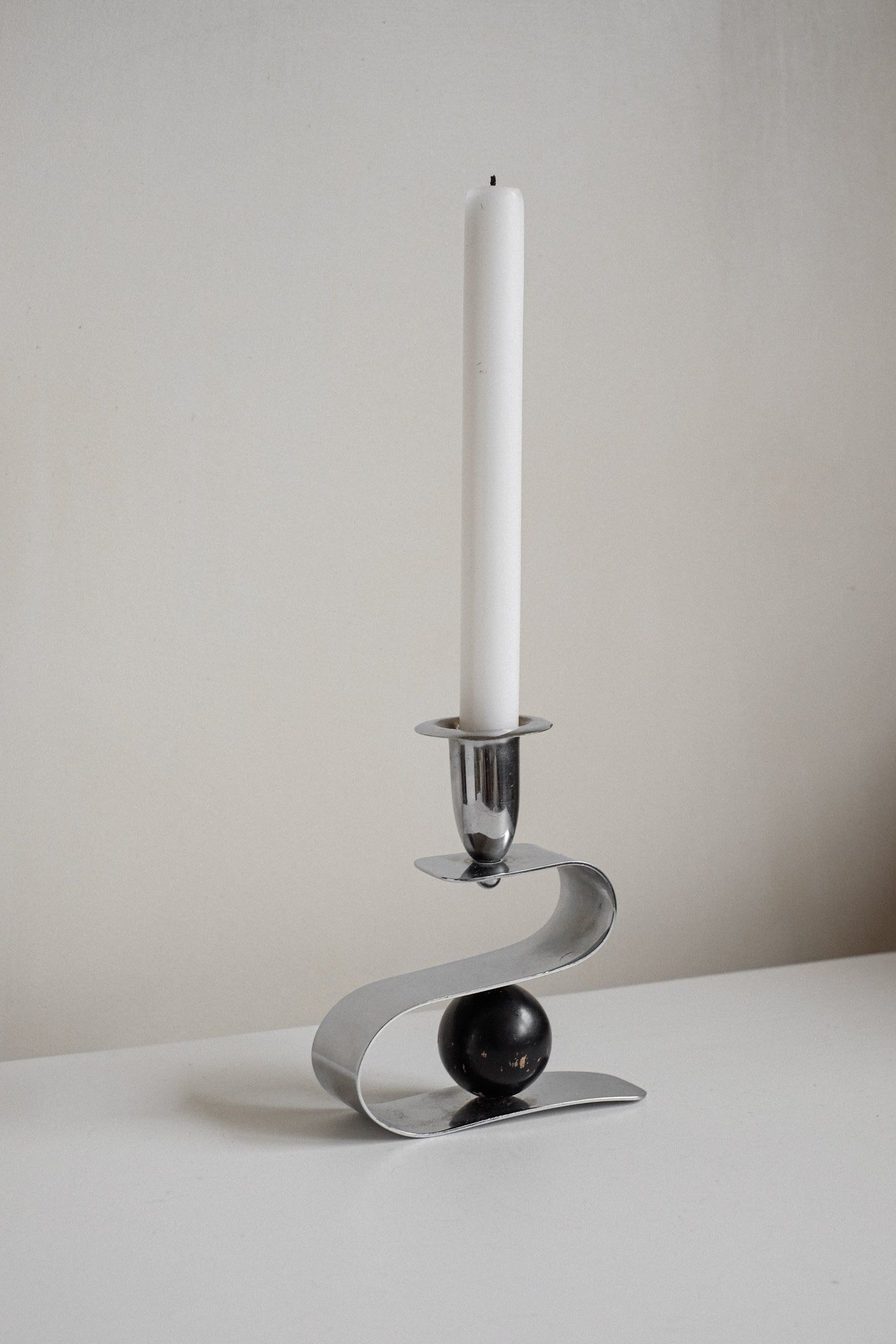 Vintage Balance Candle Holder — detail view