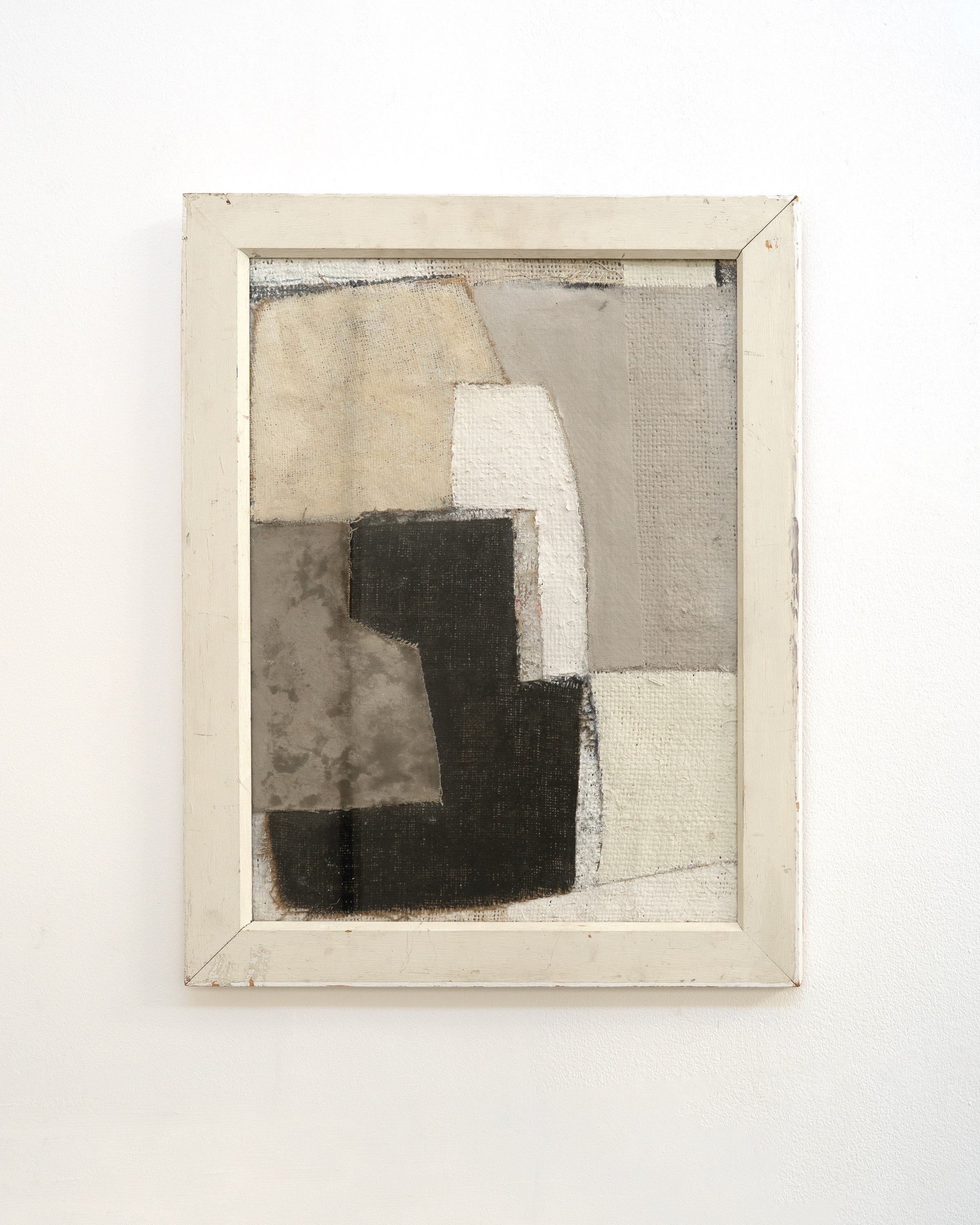 Vintage Abstract Mixed Media Composition — lifestyle setting