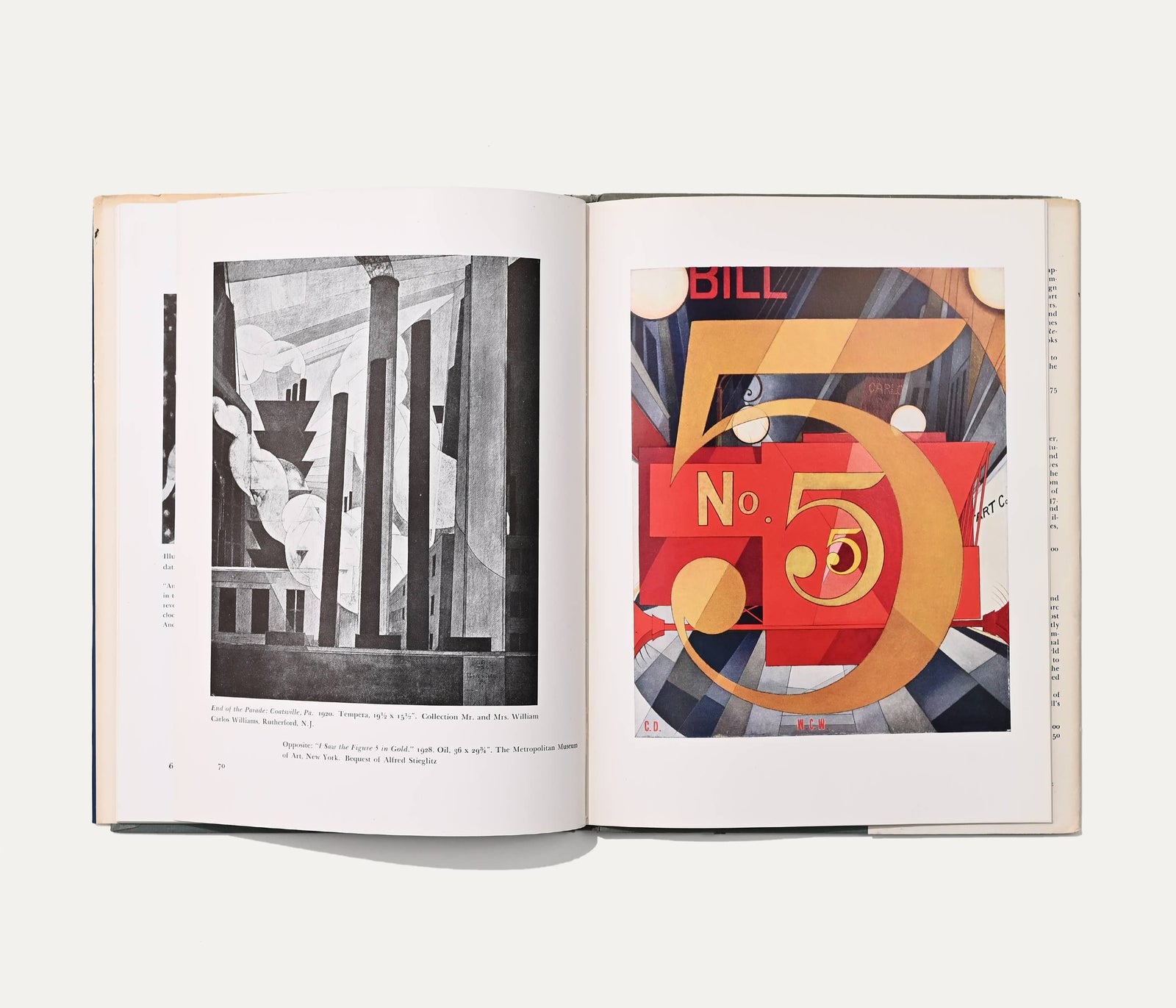 Charles Demuth, MoMa, 1950 Art Book — side angle