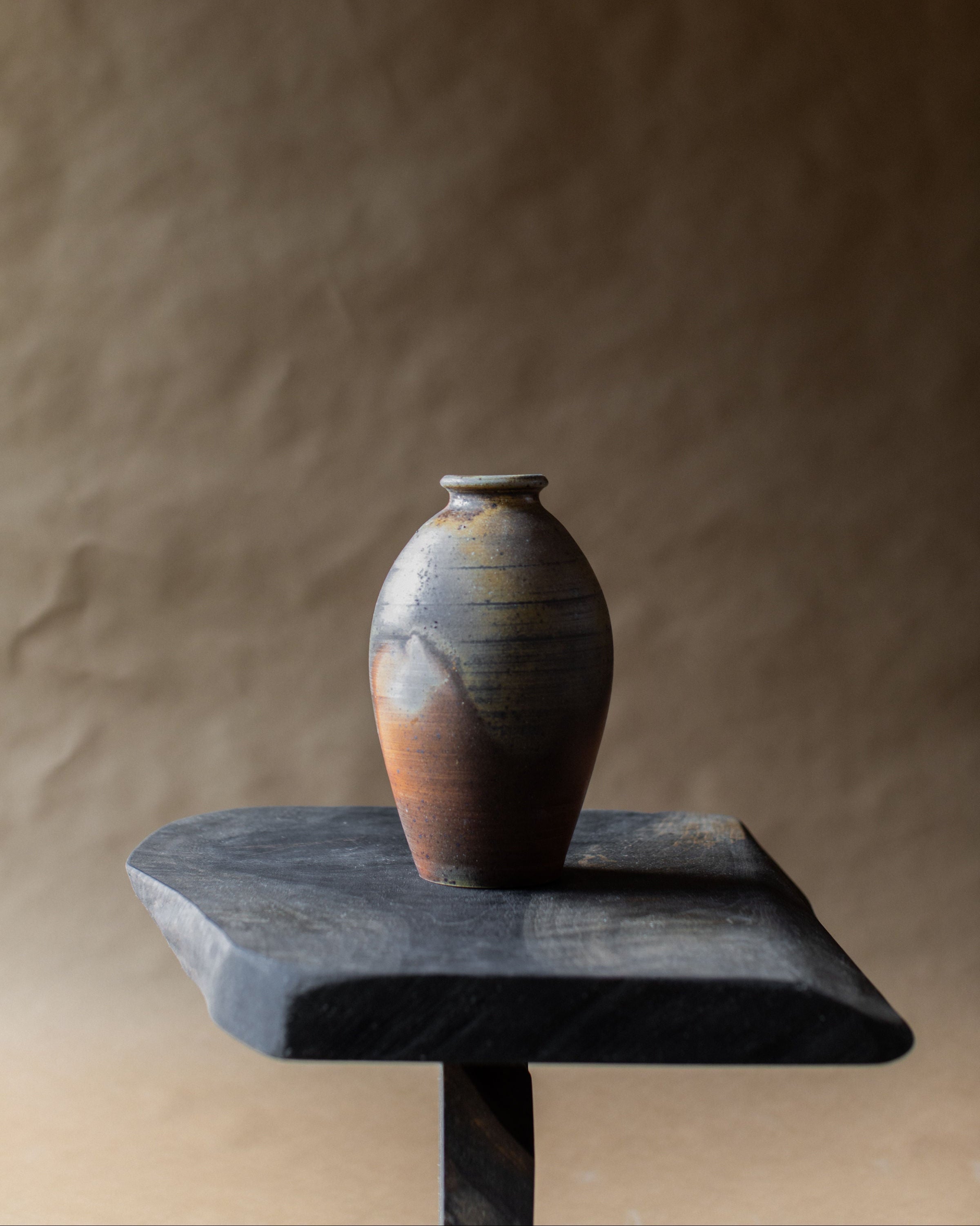 Vintage Ceramic Vase by Out For Lunch | The Oblist — earthy tones, handcrafted