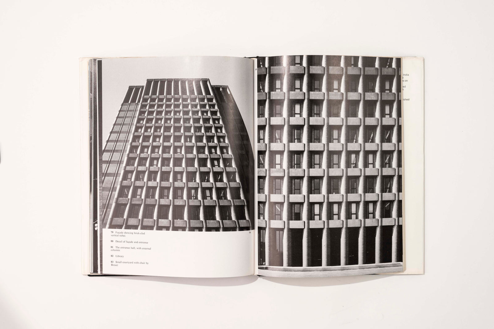 Philip Johnson, Library of Contemporary Architects, 1972 Architecture and Interiors Book — lifestyle setting
