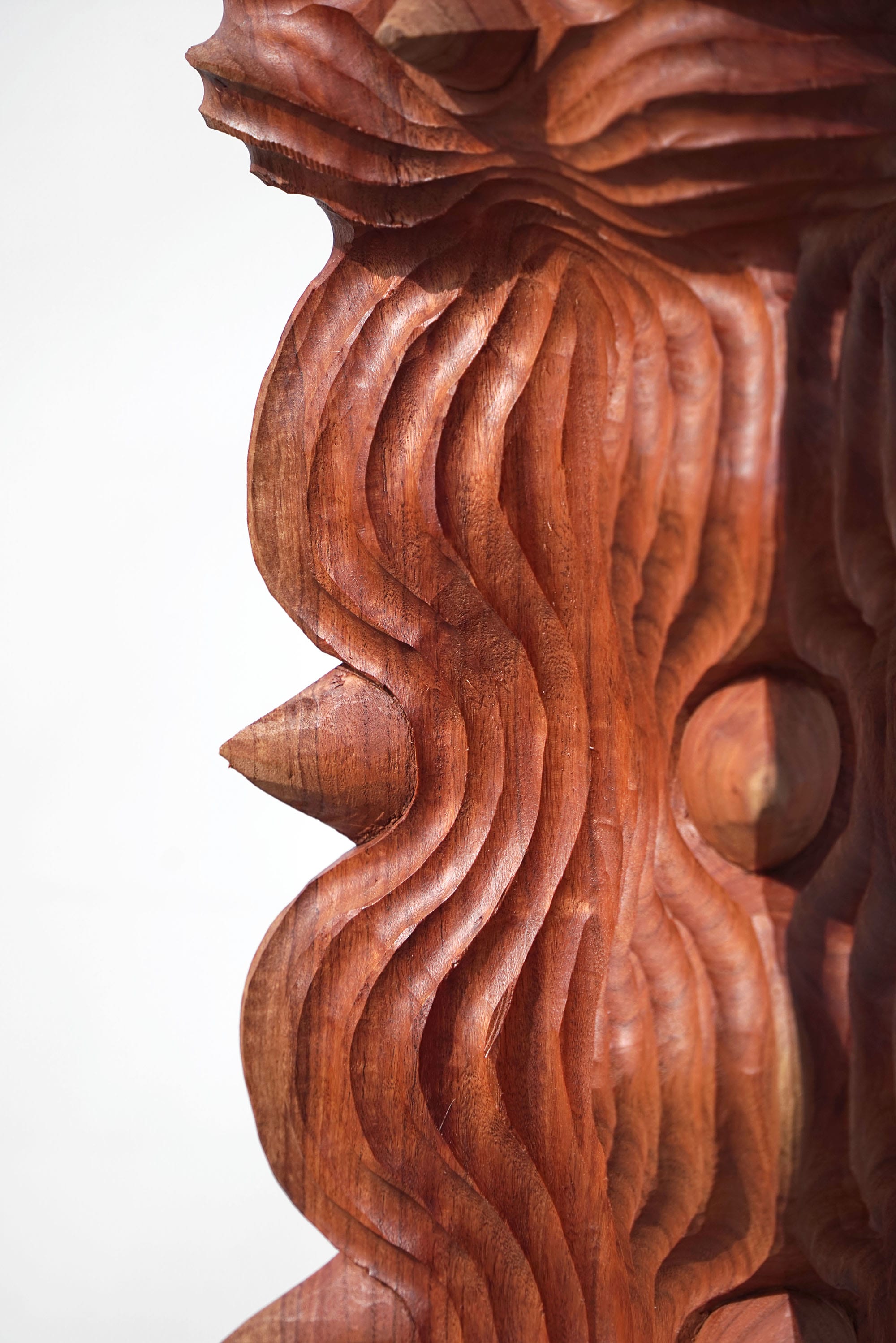 Wooden Console — side angle