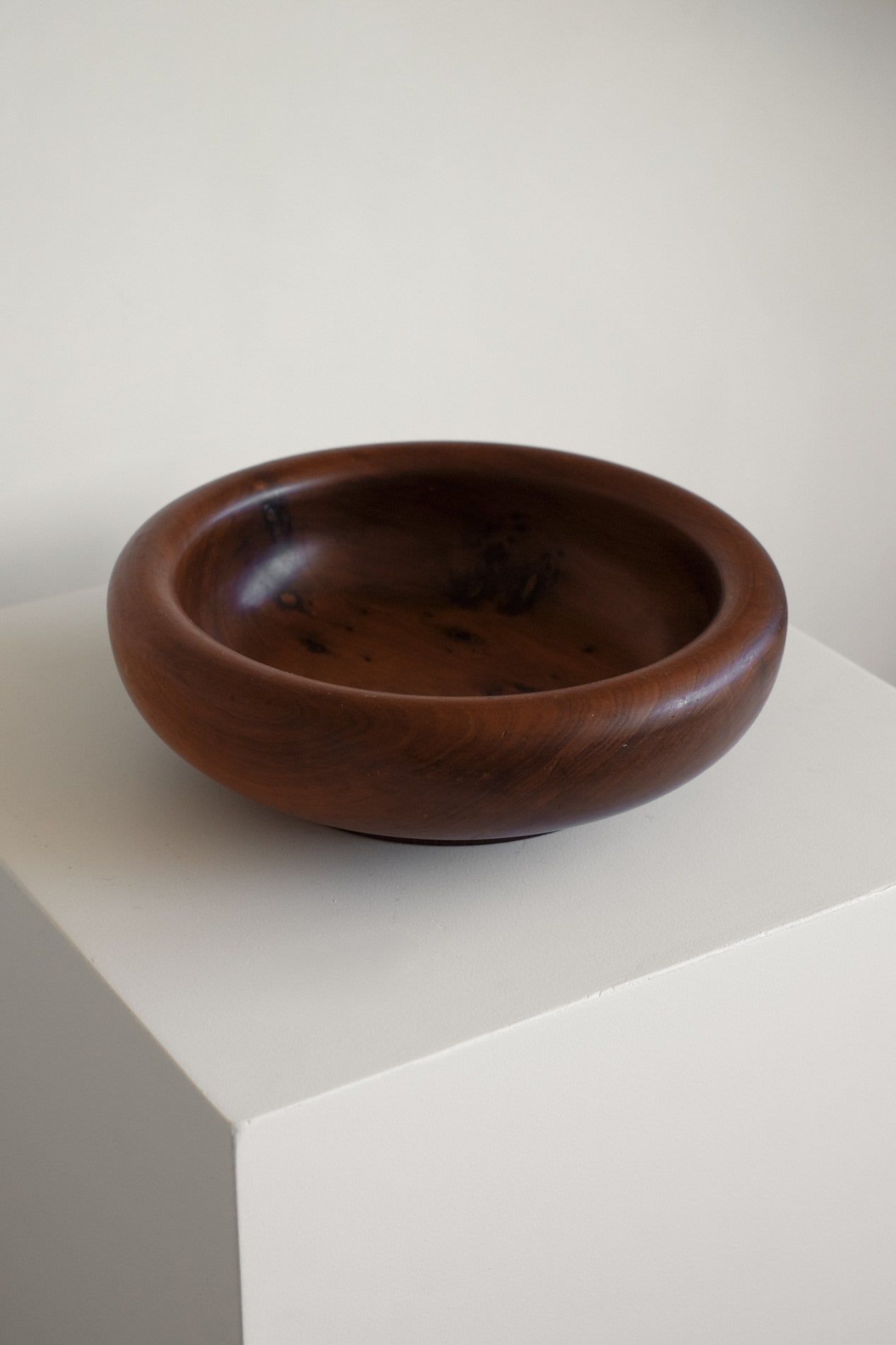 Handcrafted Wooden Bowl — detail view