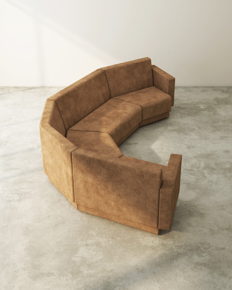 FORSEN SOFA, CORNER FIVE SEATER by Caia Leifsdotter | The Oblist