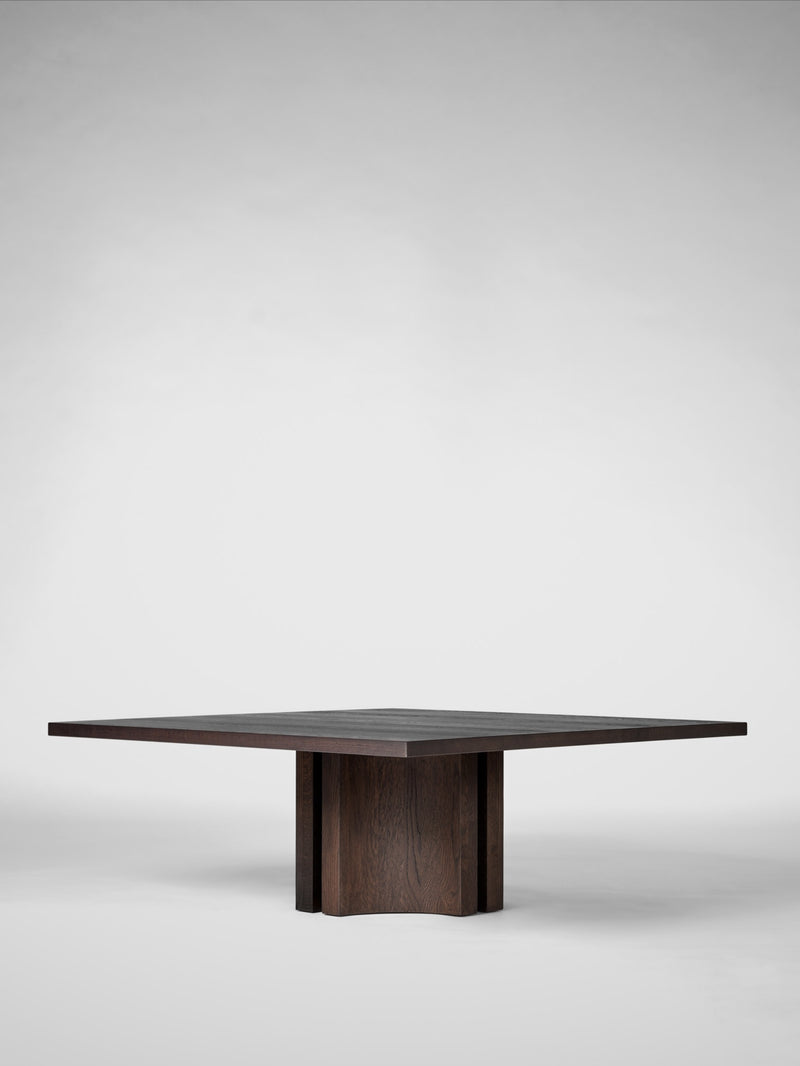 Aperta Square Coffee Table by Mokko | The Oblist — dark wood, modern design