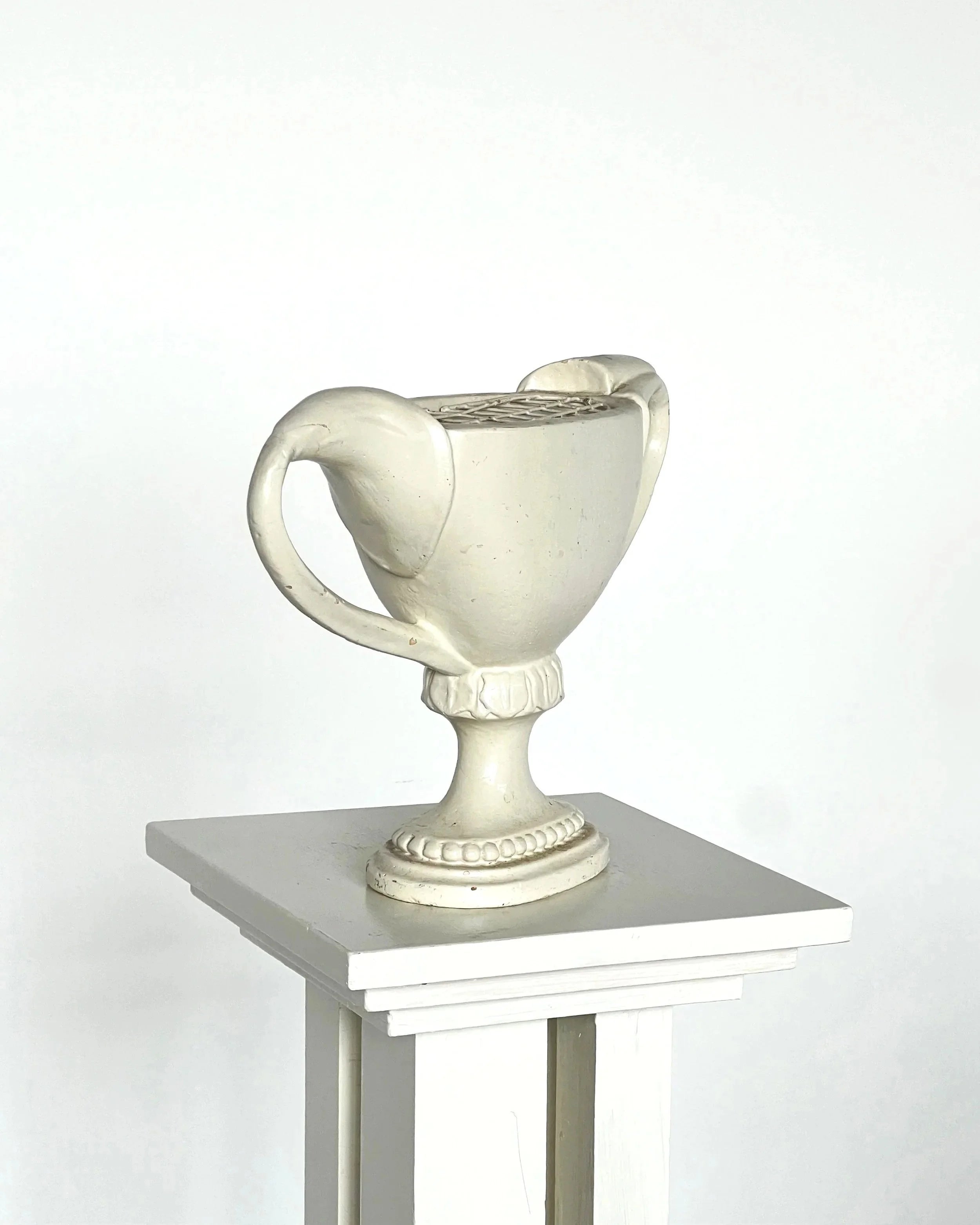 Orchid-Handled Vase — side angle