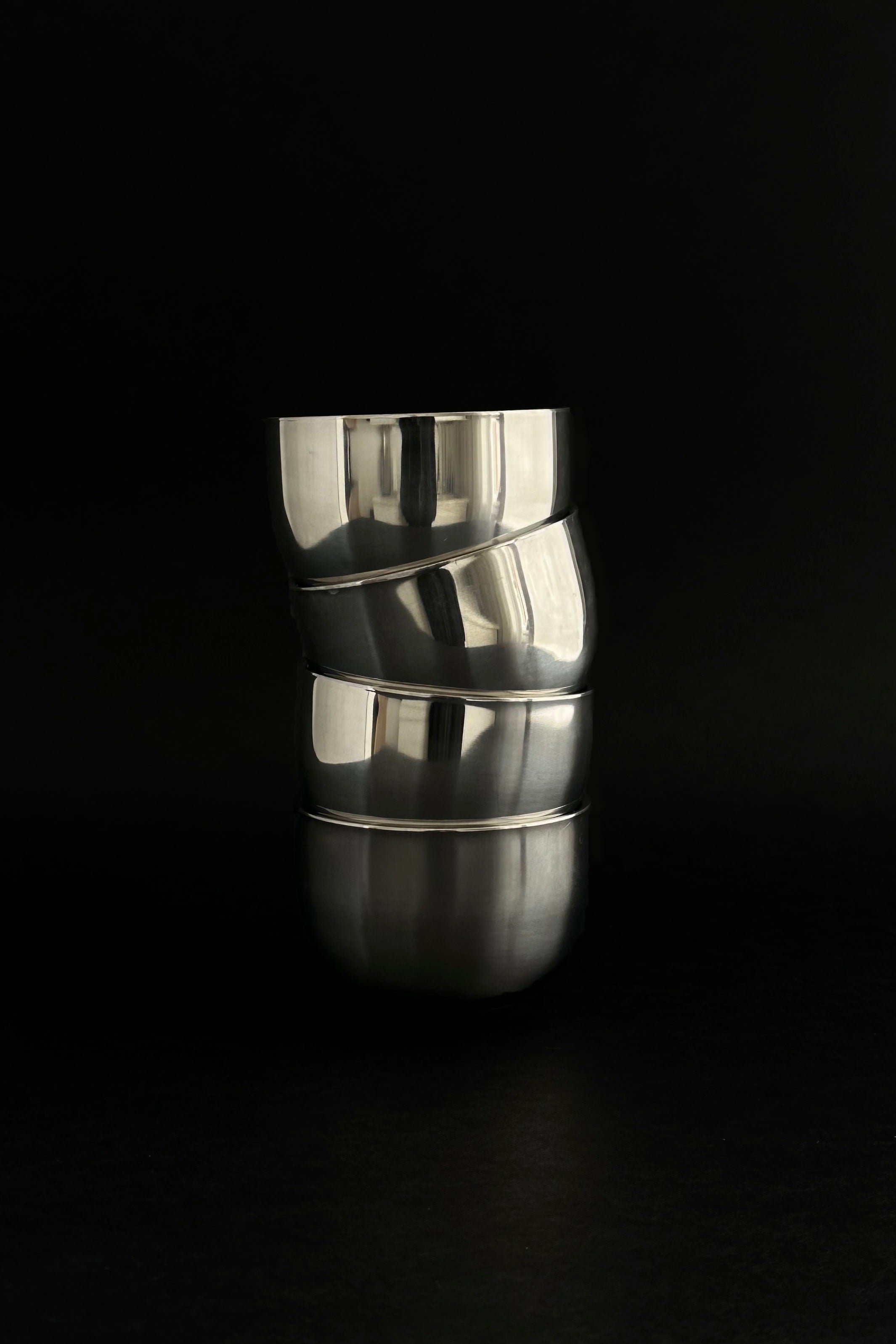 'HEDONISM' stainless steel cup - set of 2 — close-up