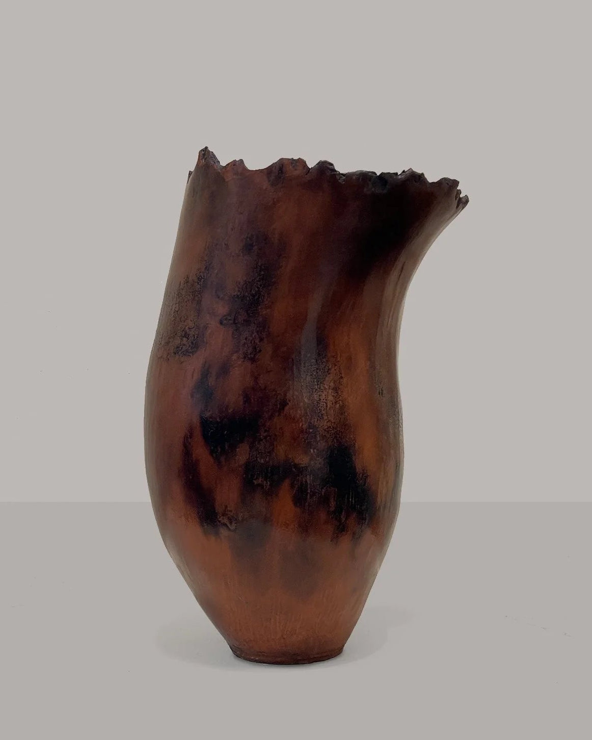 Pit fired vessel from Vintage Tribal Collection by Richard WM Hudson (2010) — side angle