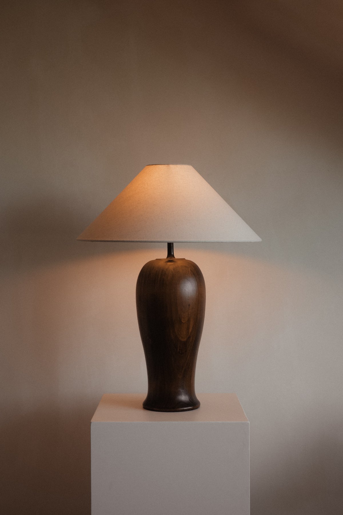  Extra Large Wooden Table Lamp — view 9