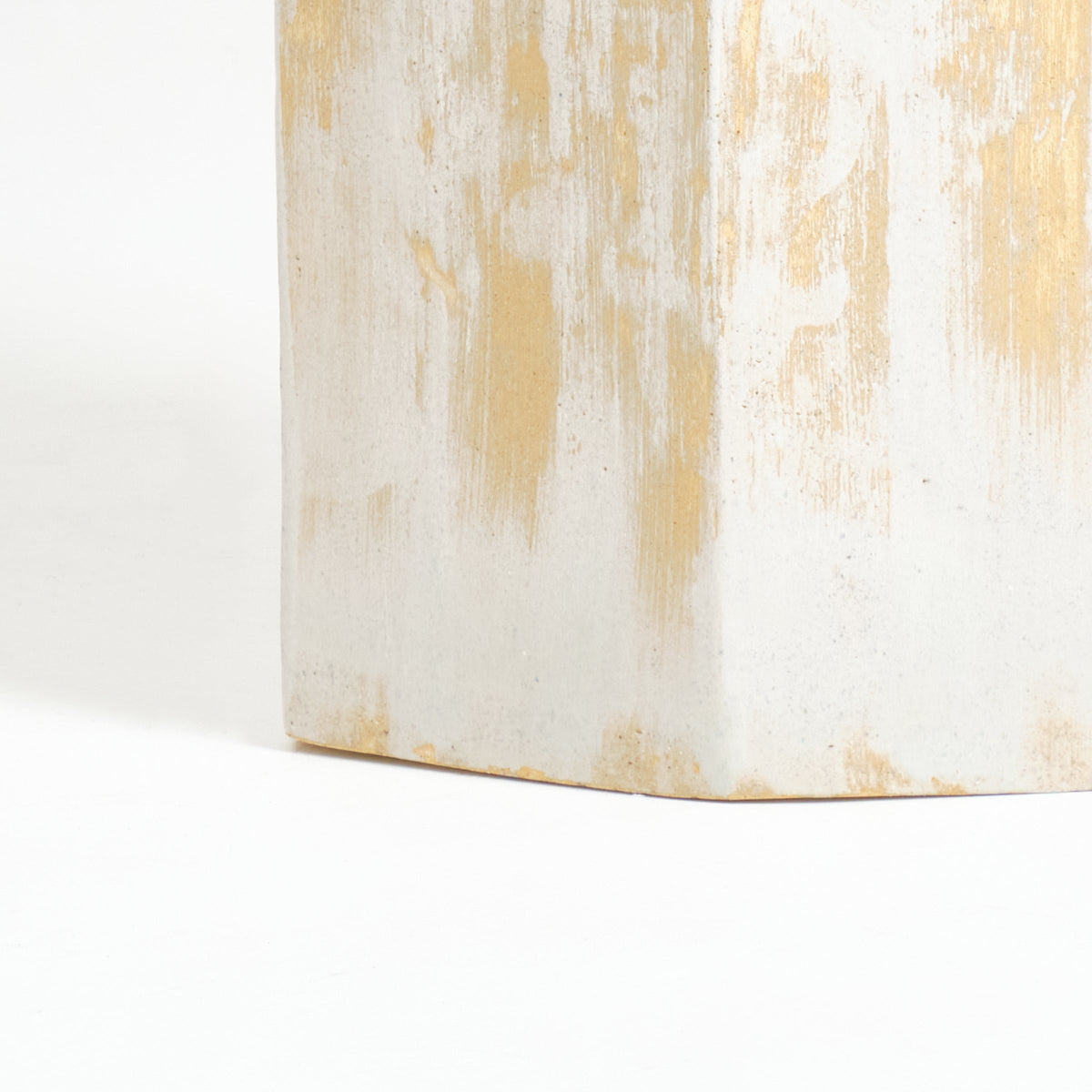 Ceramic Side Table (geometric) — alternate view