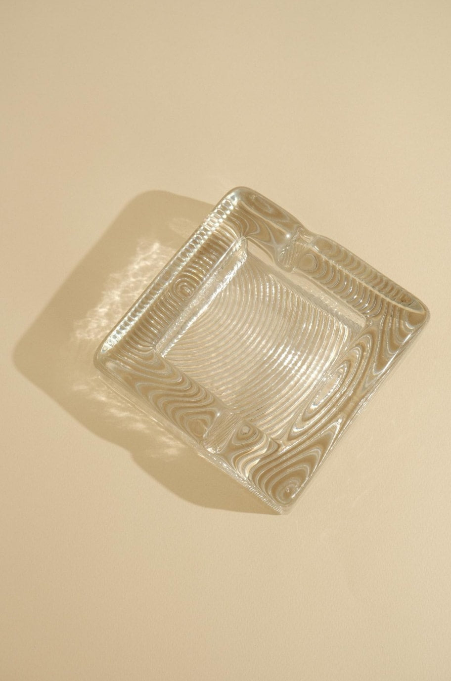 Vintage Ashtray in Glass by Truffe Studio | The Oblist