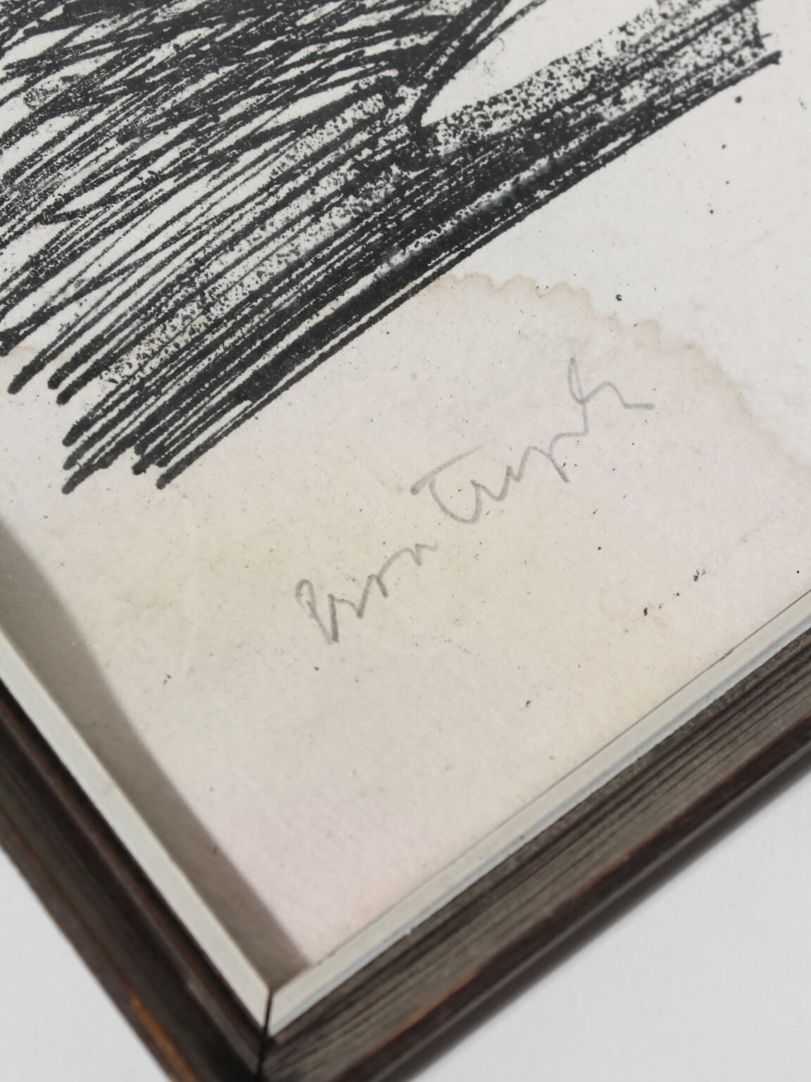 Swedish Rustic Etching On The Paper, 1956