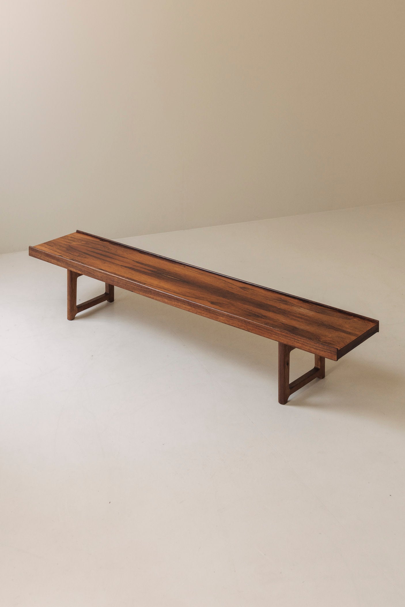 Long Krobo Bench by Torbjørn Afdal for Bruksbo, Norway 1960s — in context
