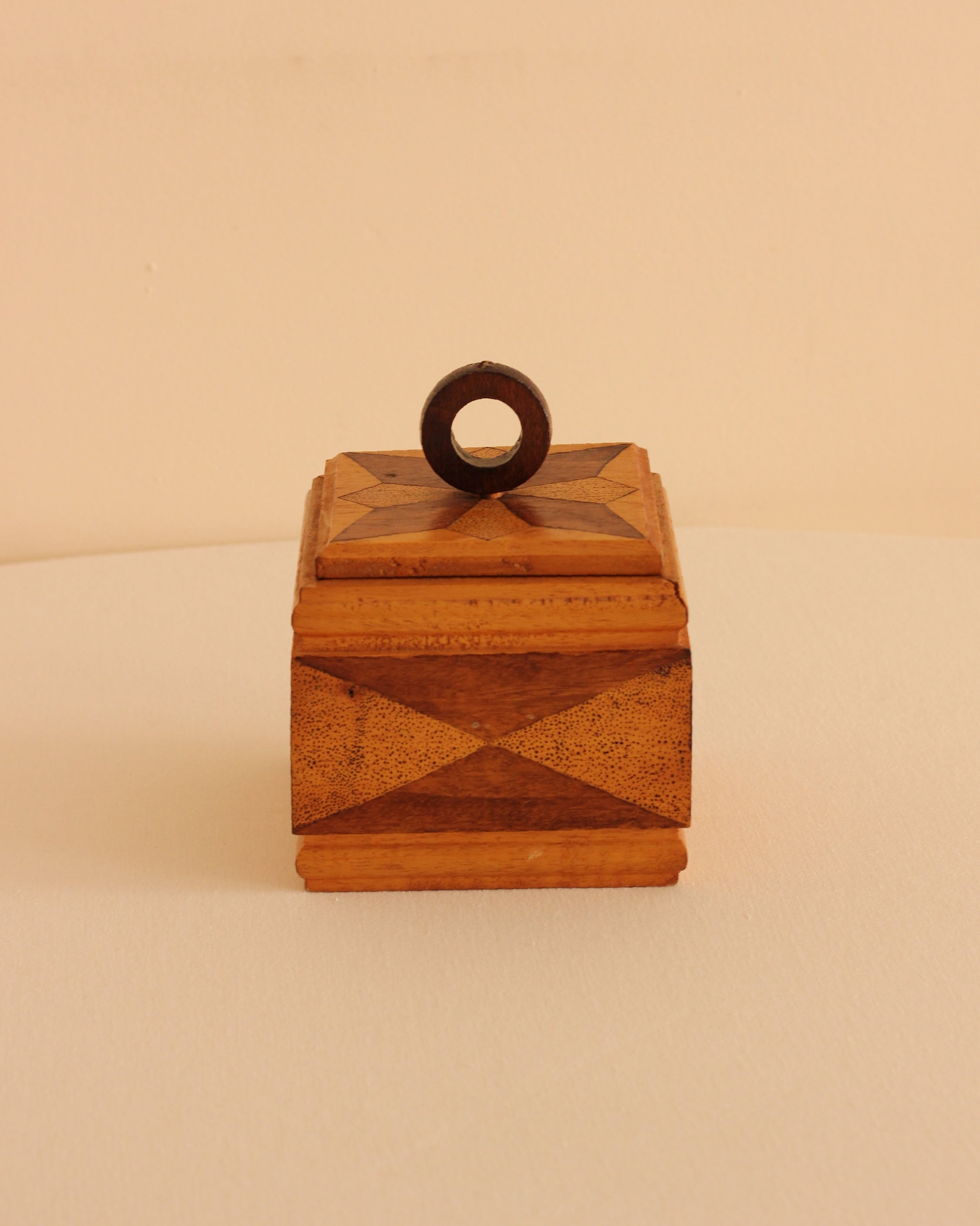 Wood Jewelry Case — detail view