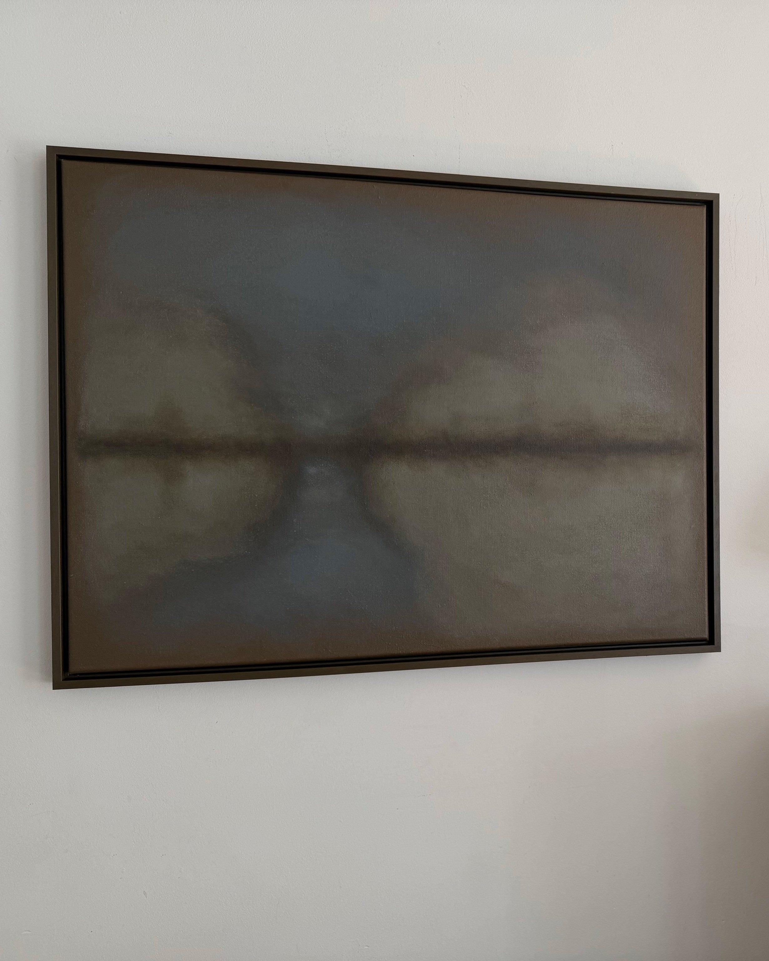 'Many rivers to cross' painting — detail view