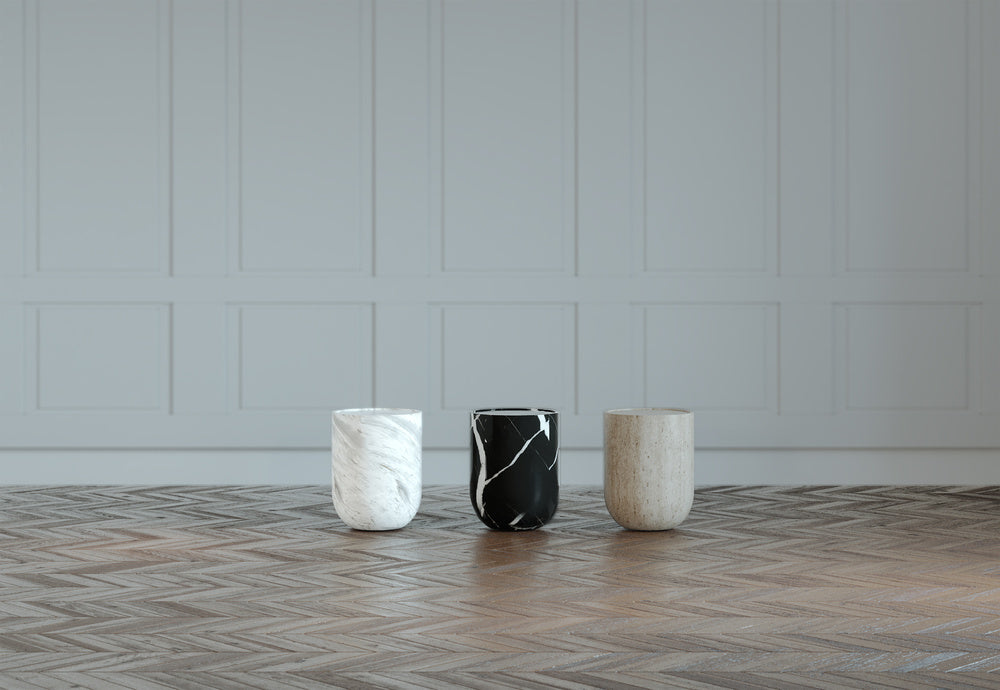 Side Table - Tangent Collection — side angle