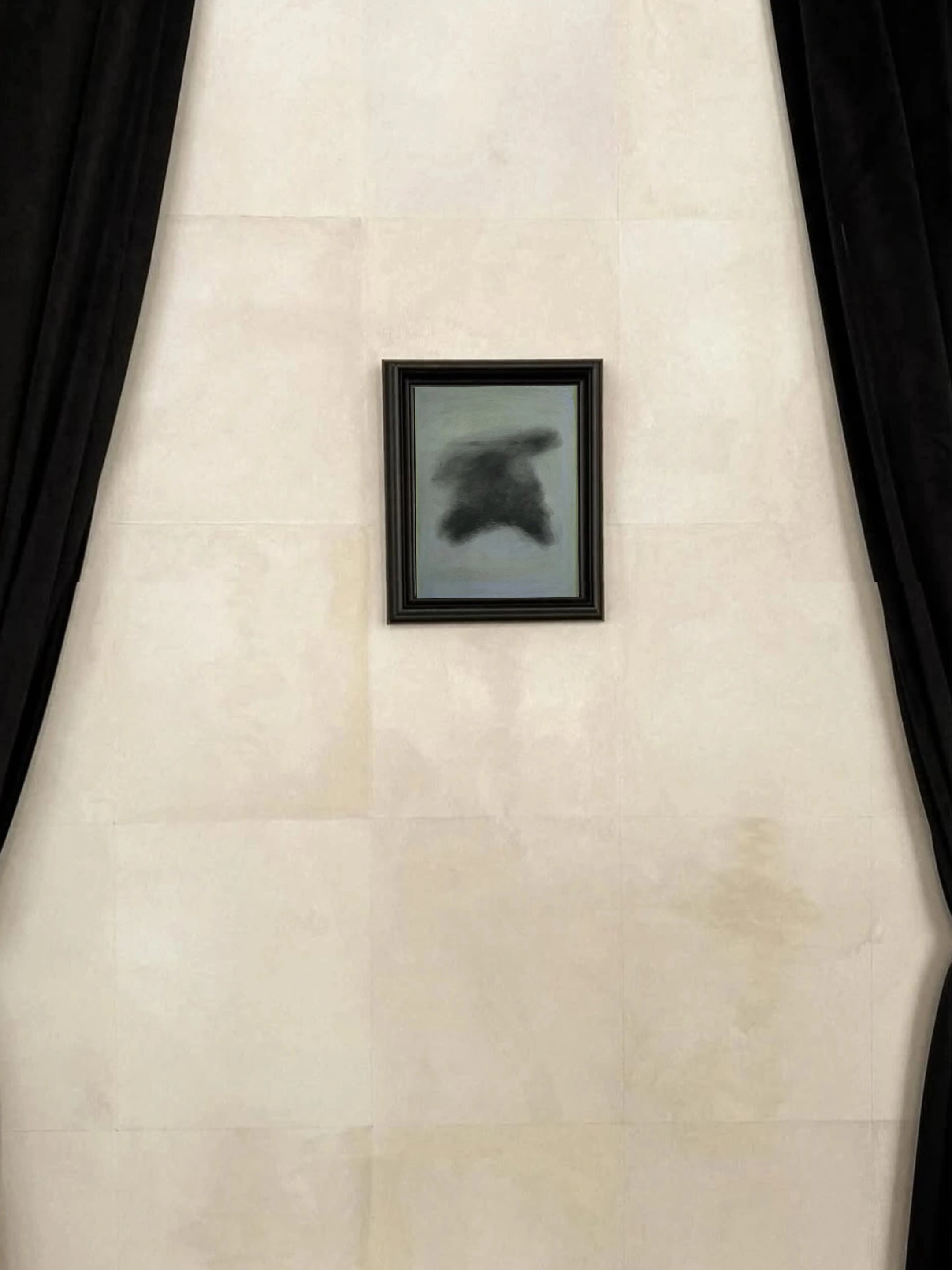 'Poem of atoms' painting — detail view
