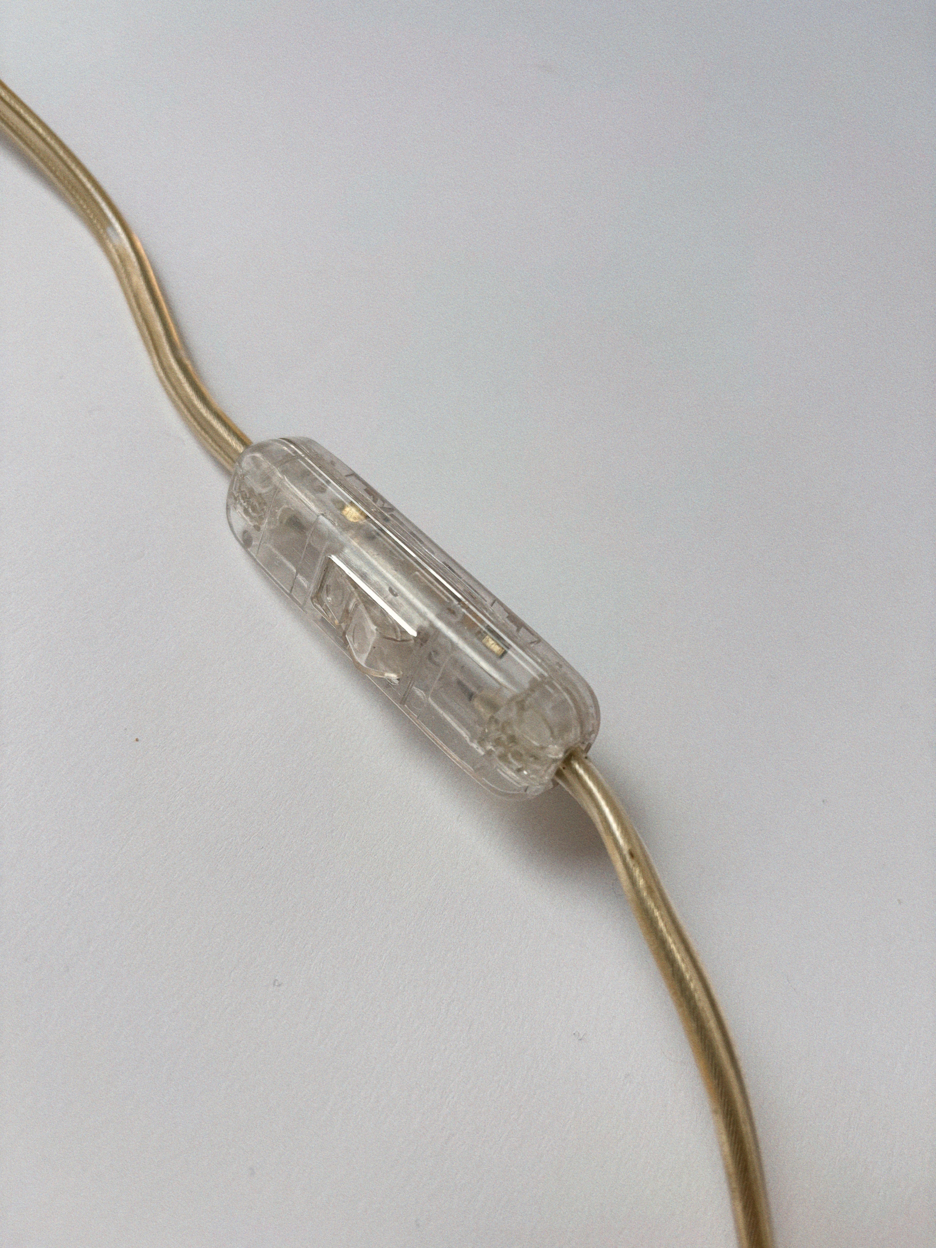 Chrome and Glass Lamp, Italy c. 1970’s — additional view