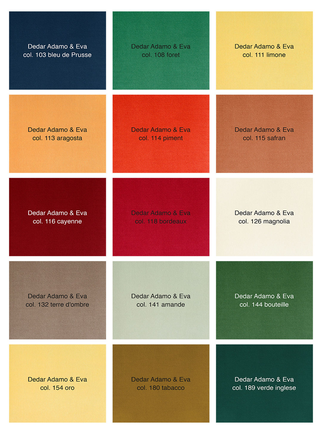 Keys Daybed — fabric swatches in various colors on display