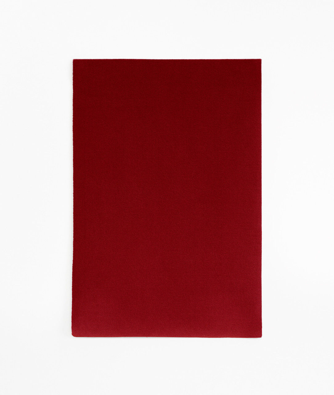 Keys Daybed — top view of deep red fabric upholstery