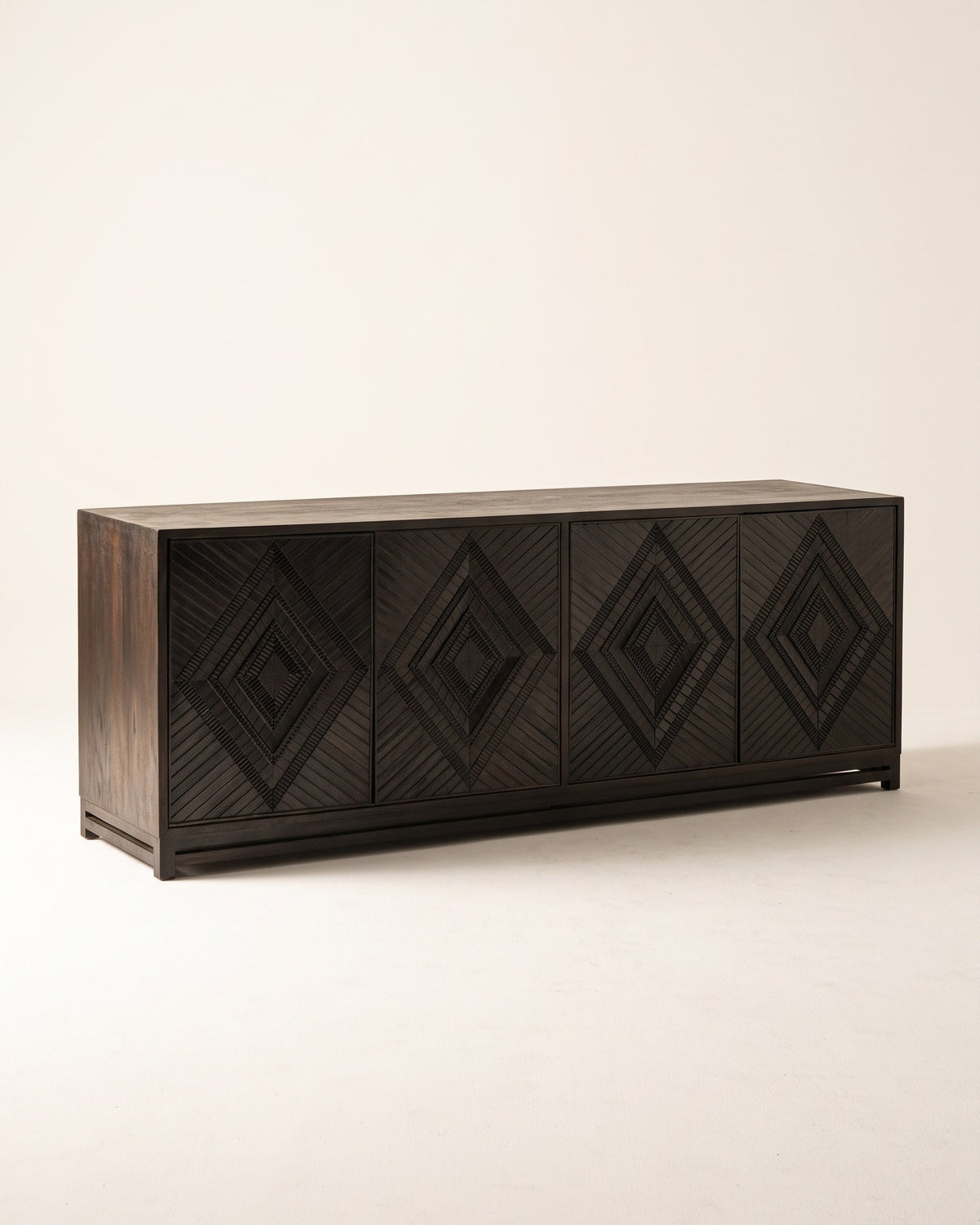 Wirikuta Sidboard Handcrafted Ebonized Solid Oak by No Age Studio LLC  | The Oblist