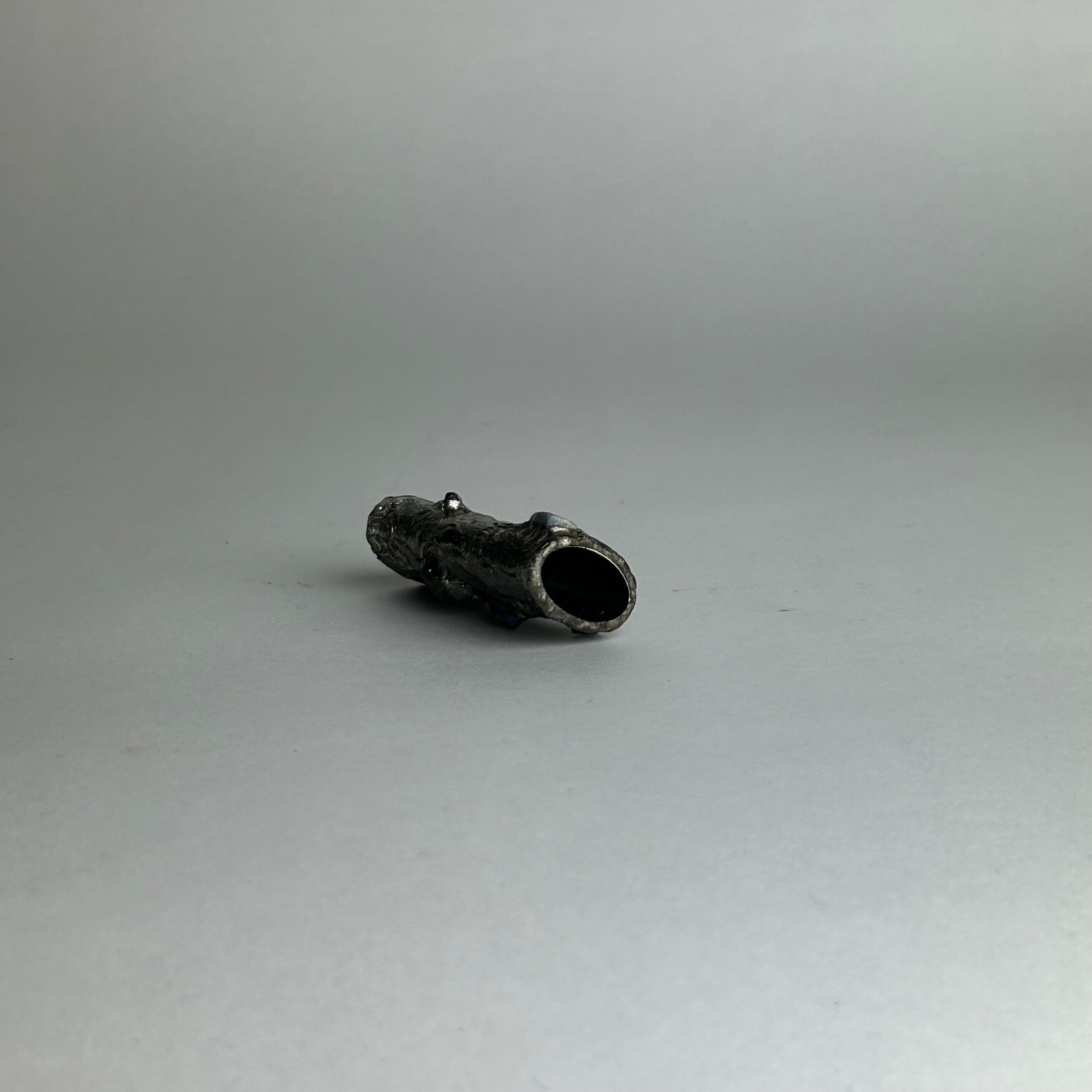 Original Hand Soldered and Jeweled Lighter Cover by  THE PERFECT NOTHING CATALOG — close-up