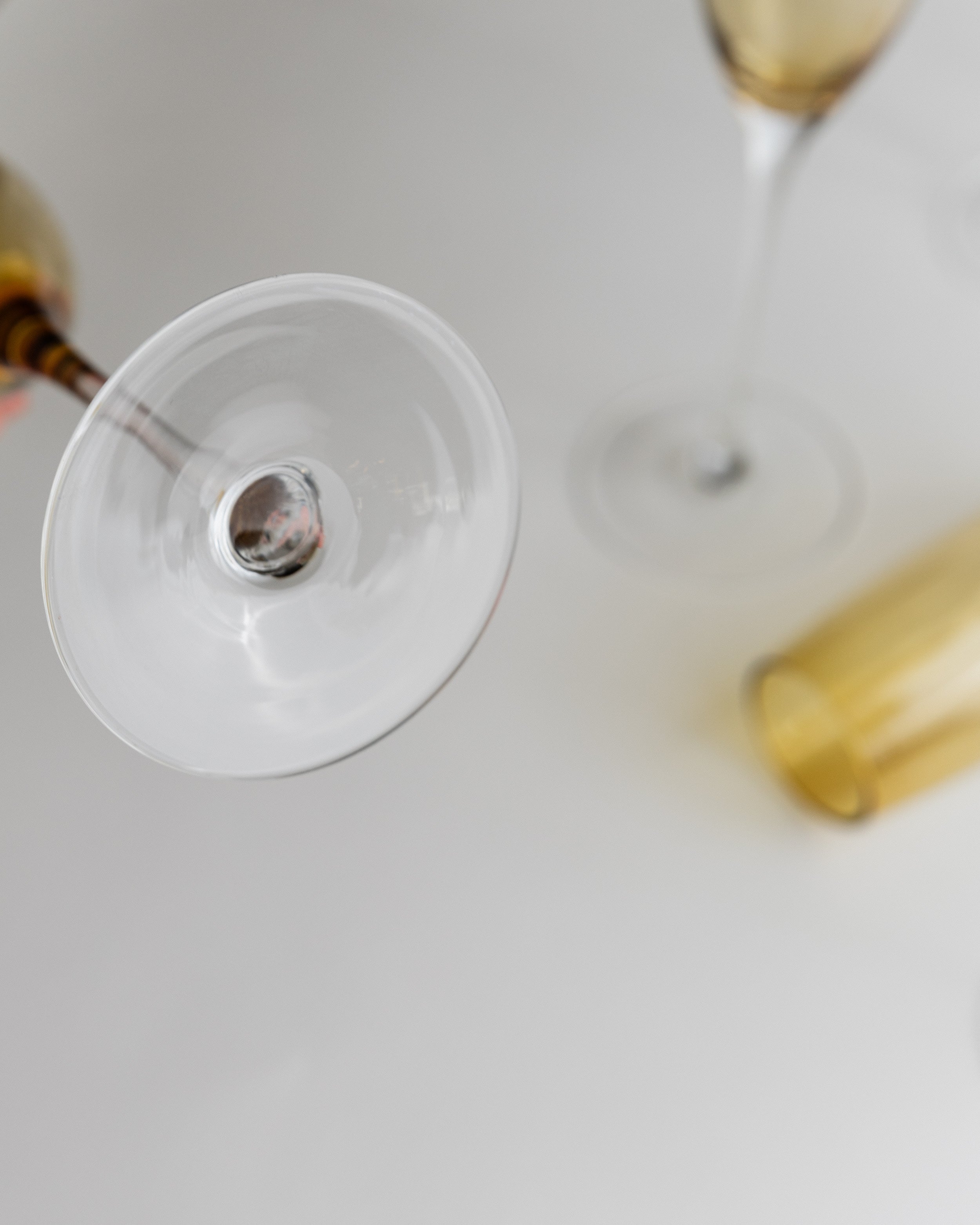 Verres à champagne en verre de Murano, ensemble de 6, MCM Italie années 1960